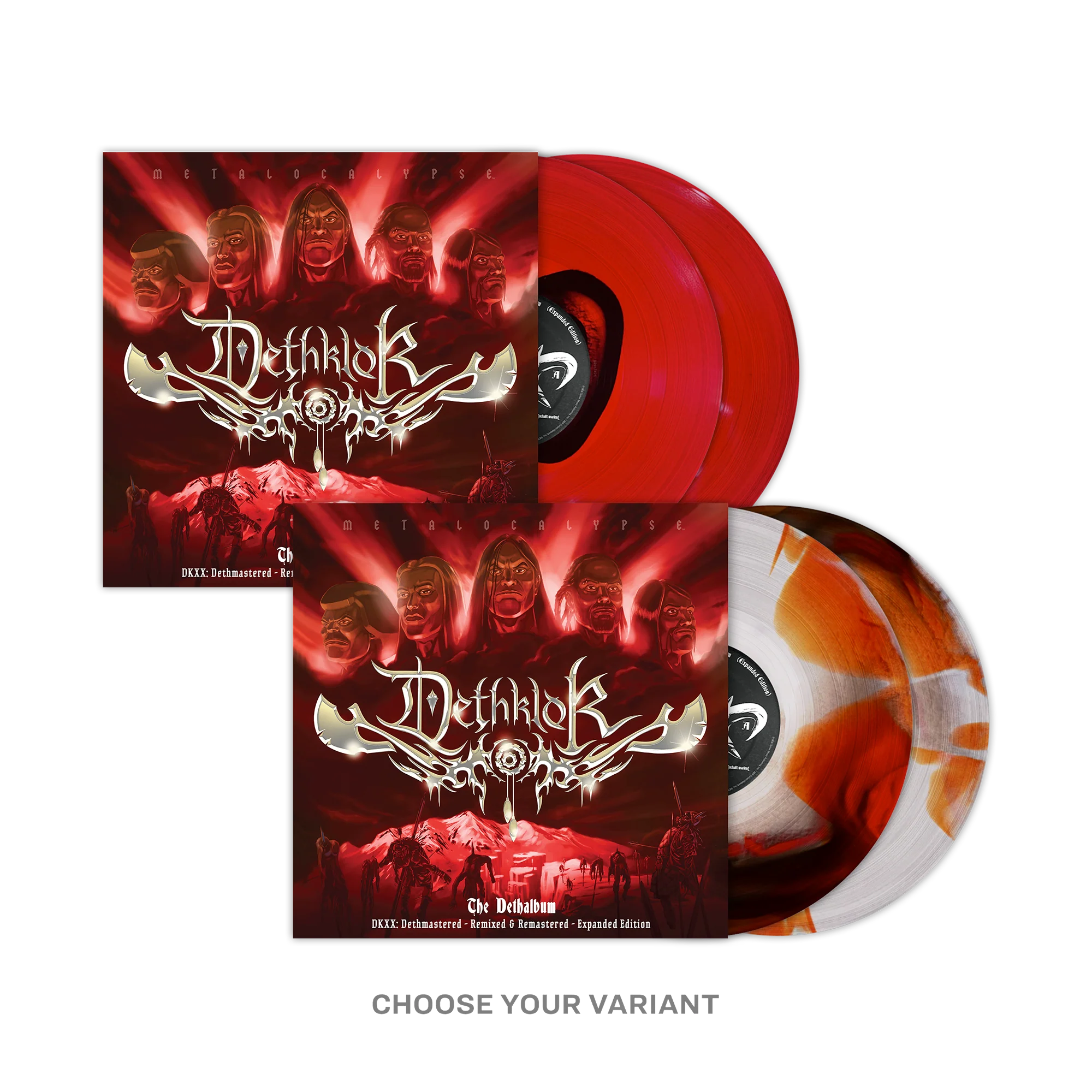 DETHKLOK ‘THE DETHALBUM DKXX: DETHMASTERED’ 2LP (Exclusive – Limited to 500 Each)