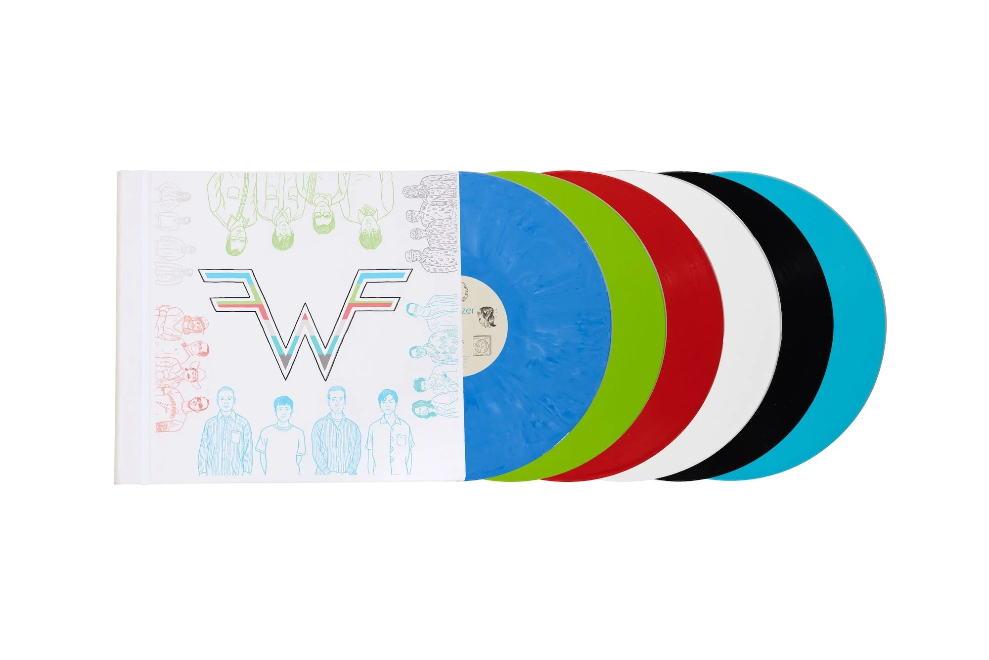 WEEZER《COLORING BOOK SET》6LP 套装（彩胶）
