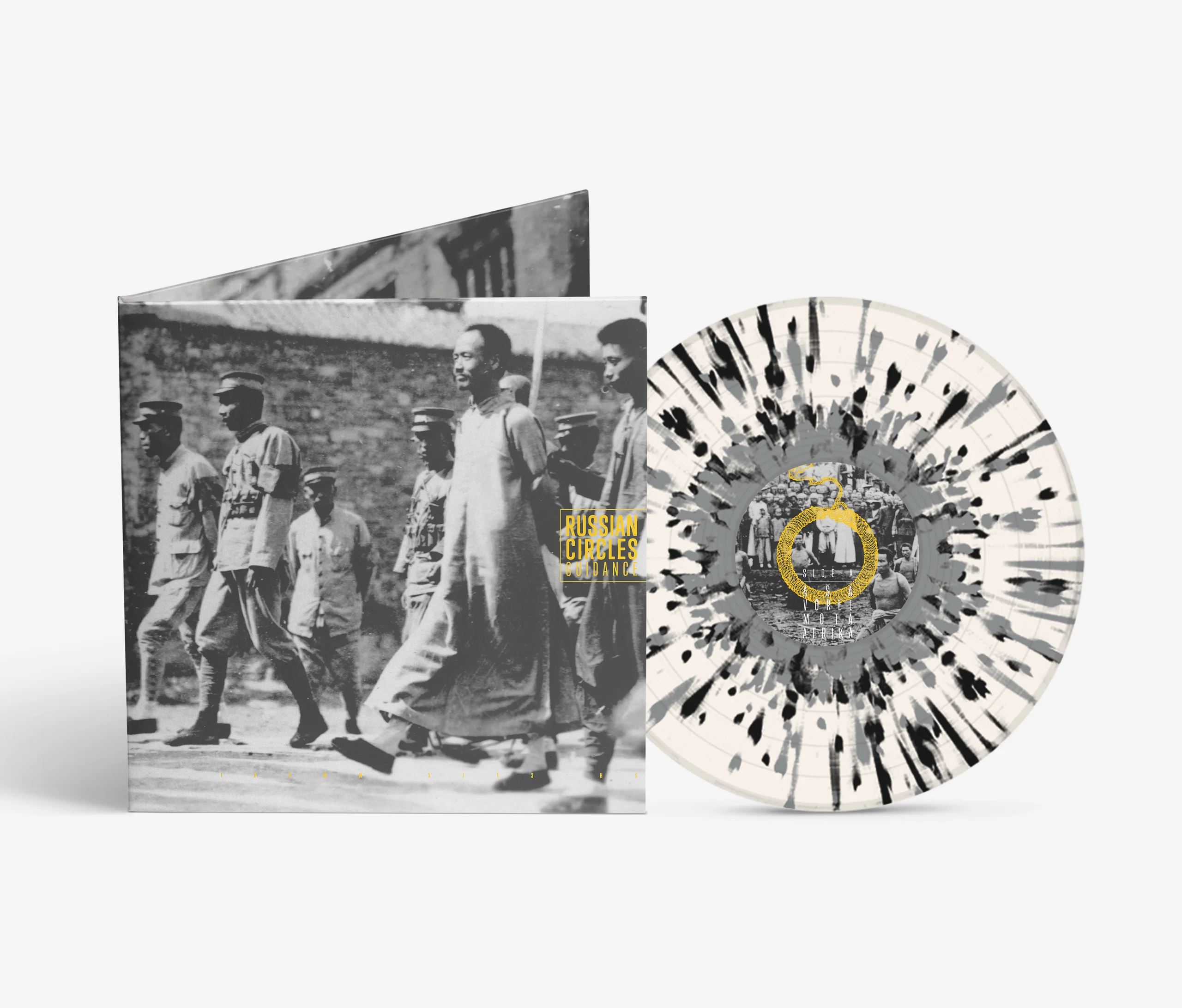 RUSSIAN CIRCLES 'GUIDANCE' 10TH ANNIVERSARY LP Cloudy Black Silver Splatter Vinyl