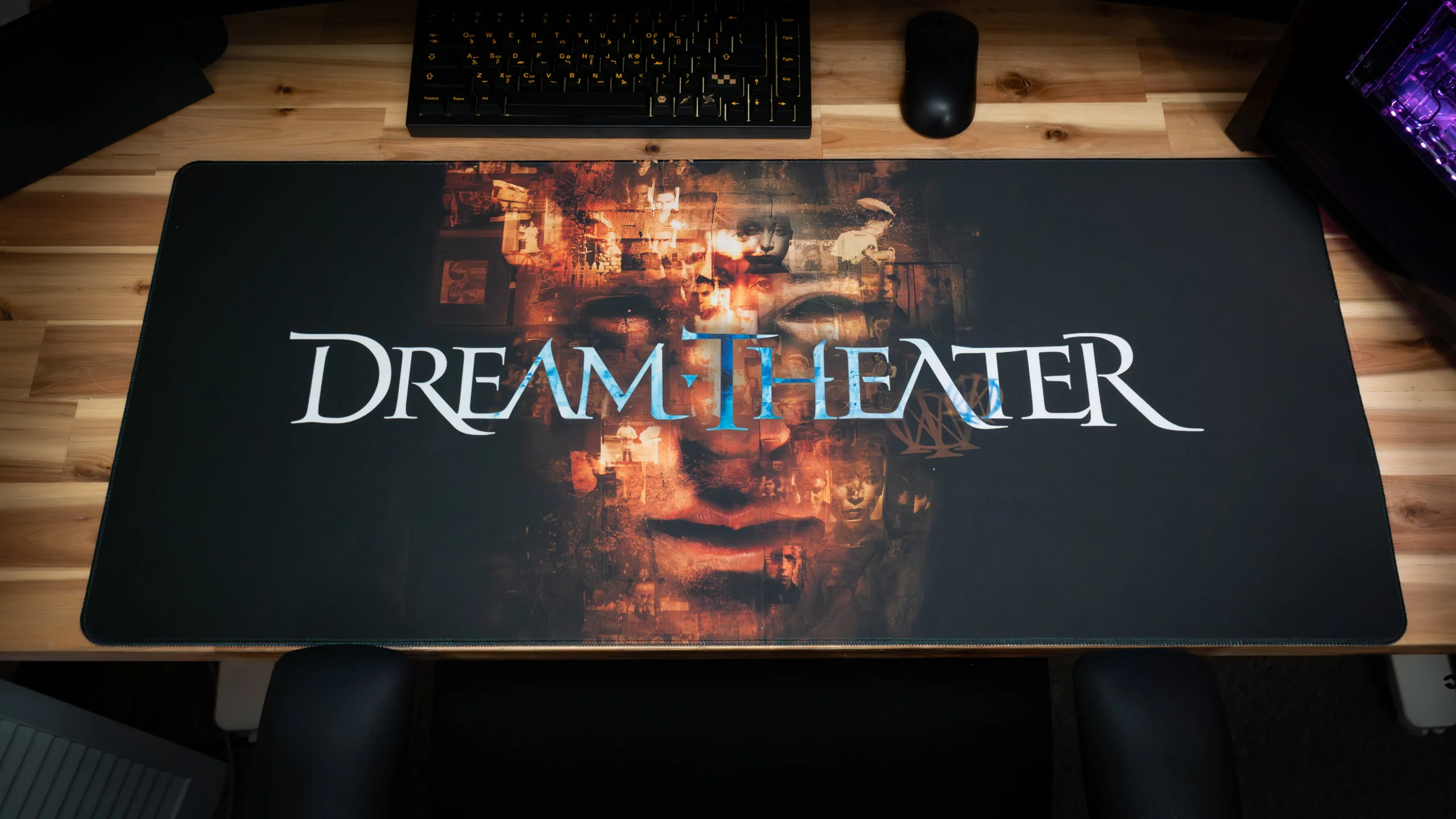 METROPOLIS Dream THEATER DESKMAT with Stitched Edges and Rubber Base