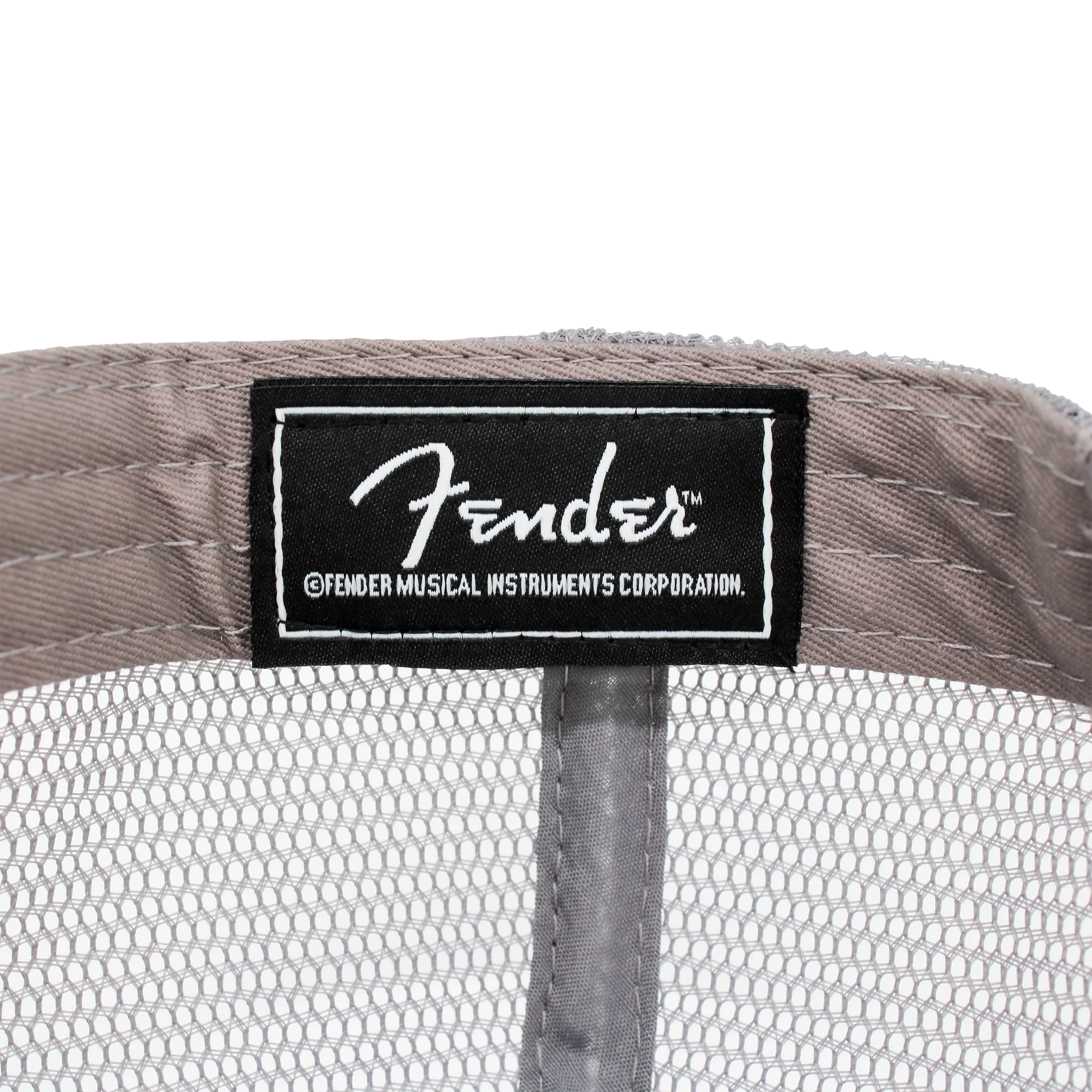 FENDER Space Rock Hat with Embroidered Logo in Grey Heather