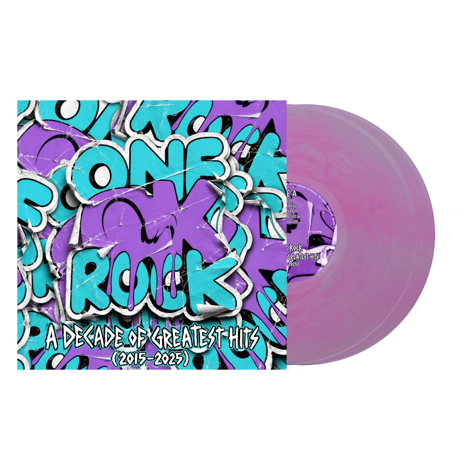 ONE OK ROCK ‘A DECADE OF GREATEST HITS (2015-2025)’ 2LP Clear & Pink Galaxy Vinyl