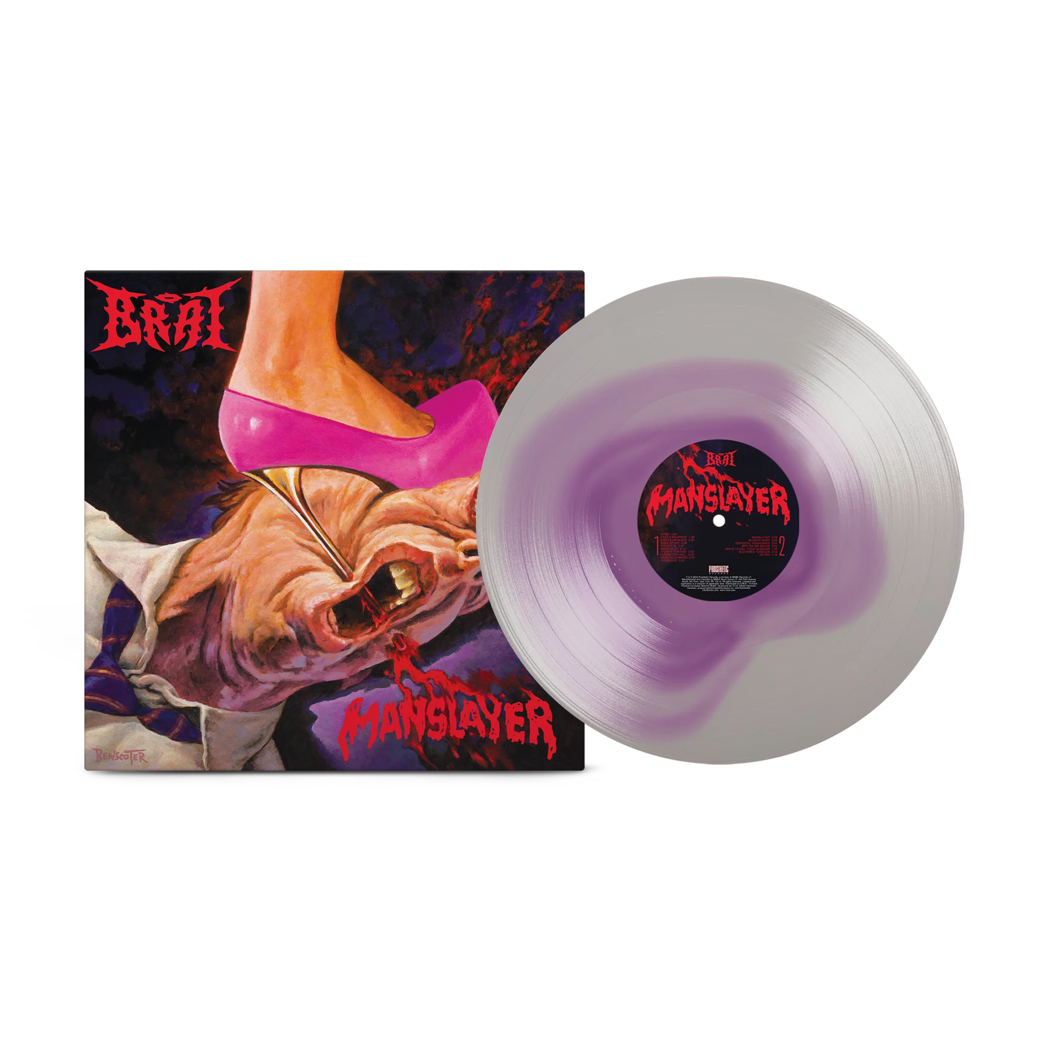 BRAT 'MANSLAYER' LP Pressed on Translucent Vinyl