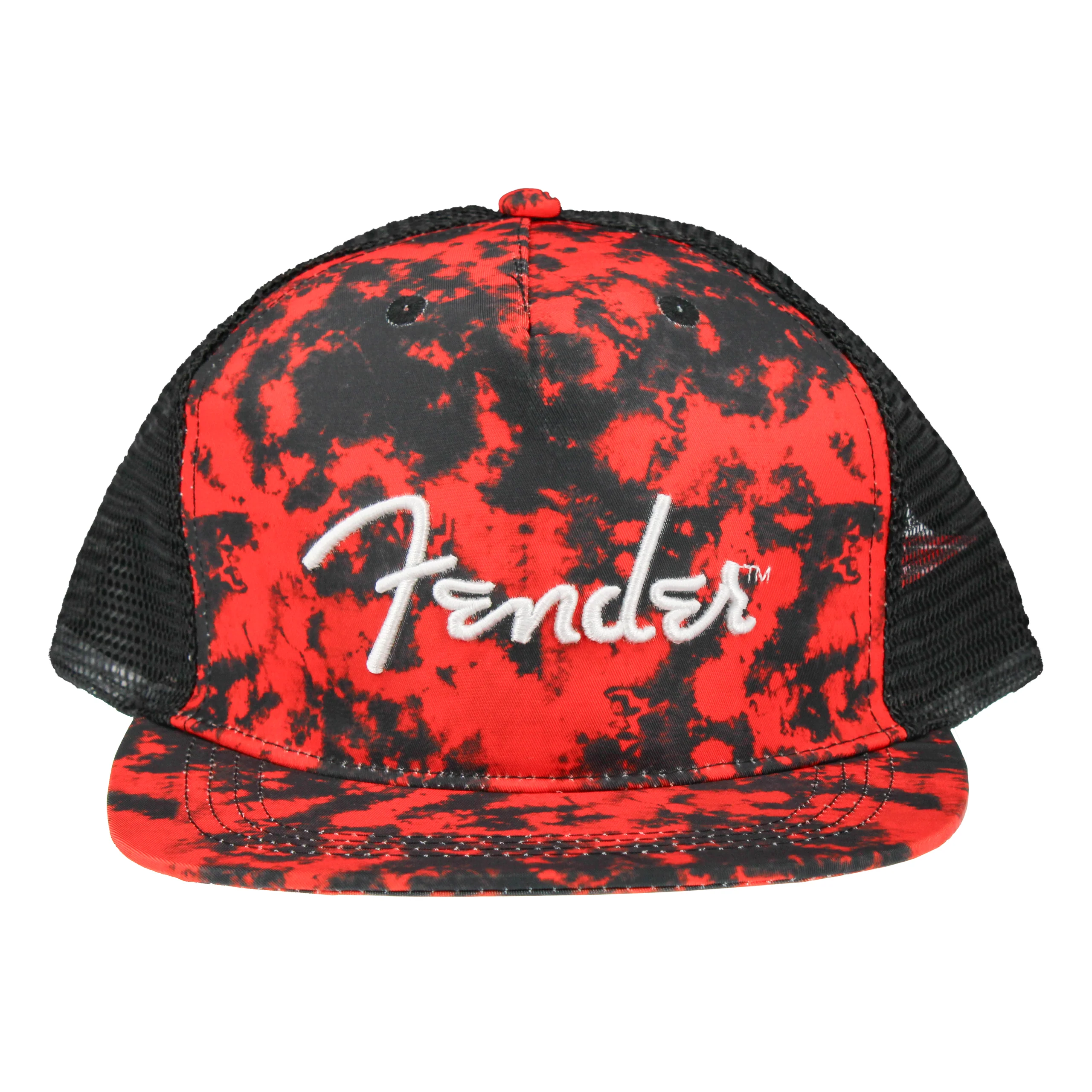 FENDER Red Rival Hat With Structured Crown and Embroidered Logo