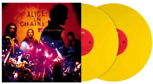 ALICE IN CHAINS ‘UNPLUGGED’ 2LP Yellow Vinyl Live Acoustic Album