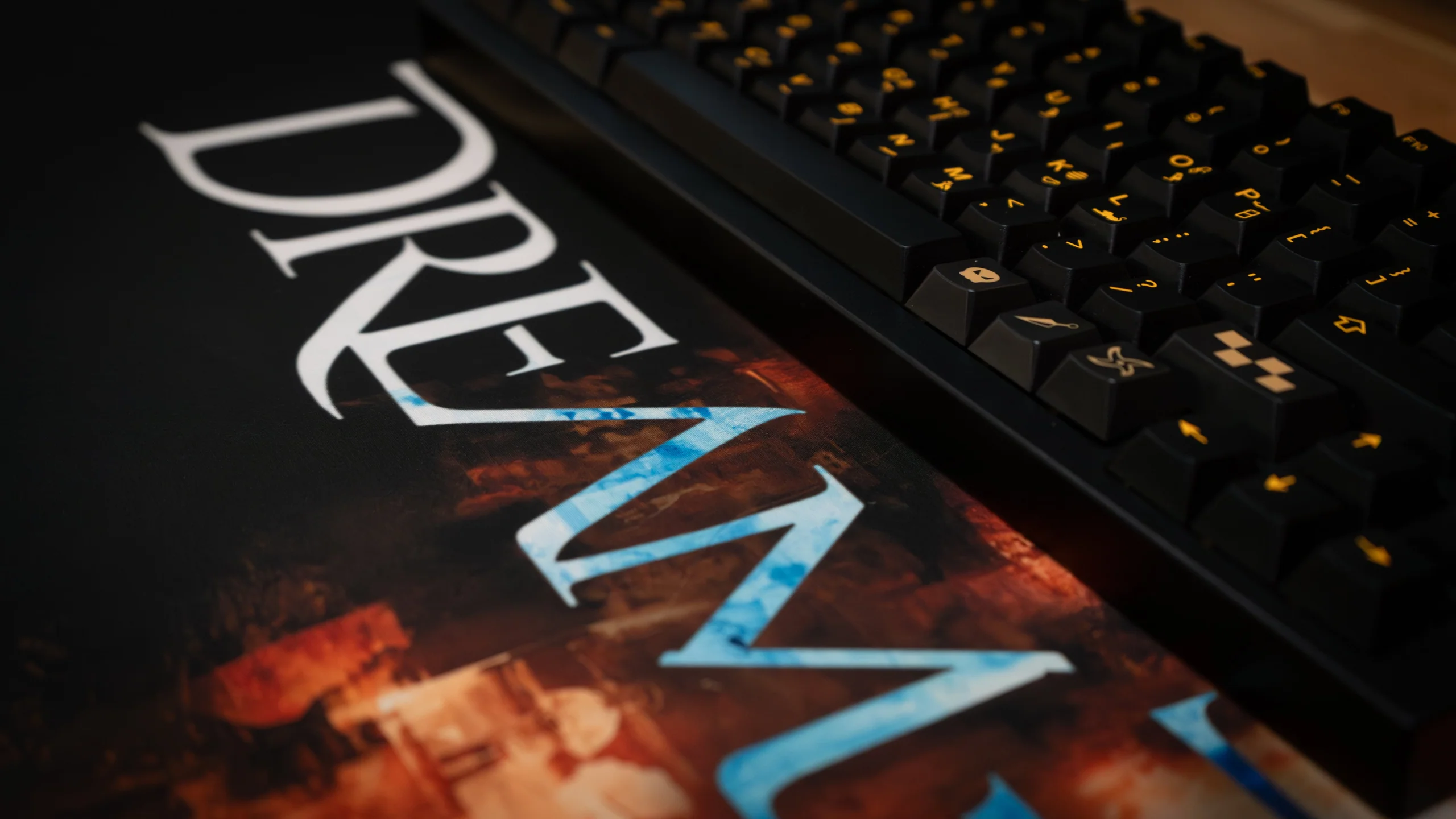 METROPOLIS Dream THEATER DESKMAT with Stitched Edges and Rubber Base