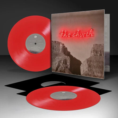 The CHURCH 'LACUNA' 红色黑胶 2LP 双开封套，收录 17 首曲目