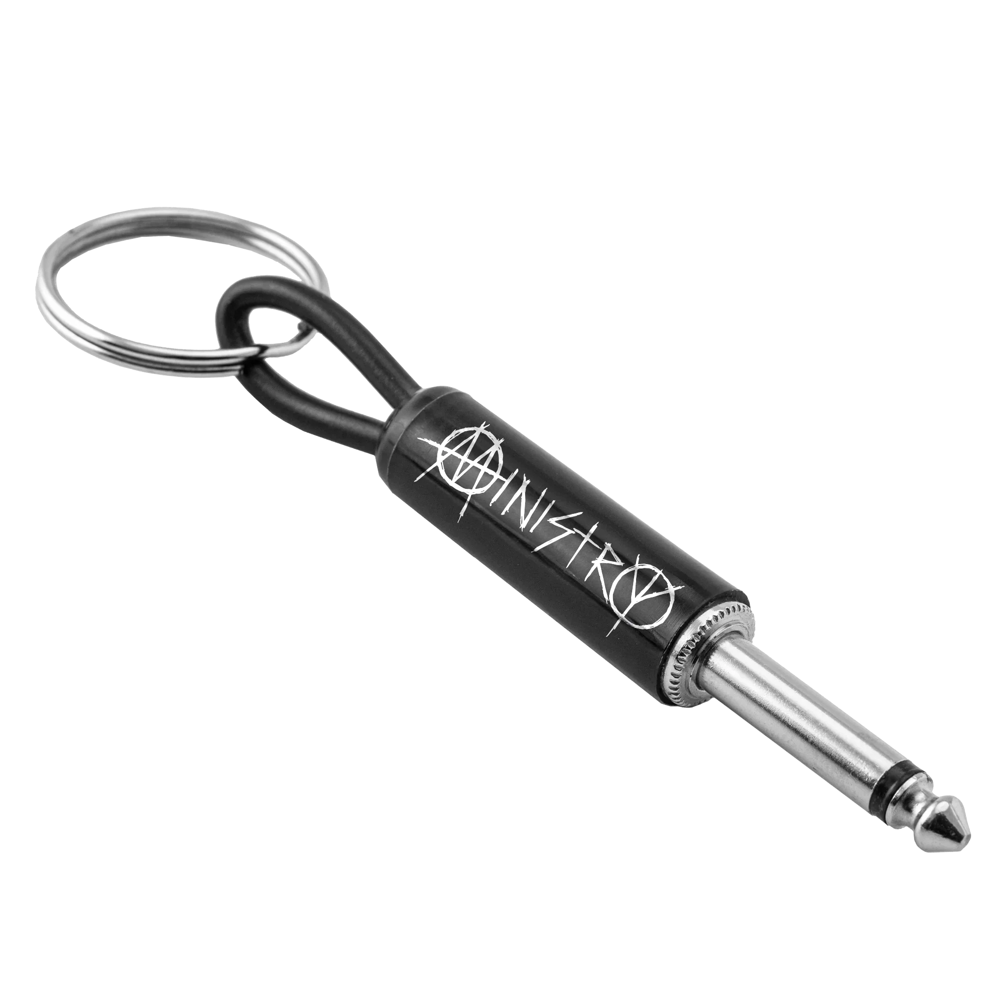MINISTRY LOGO GUITAR PLUG KEYCHAIN