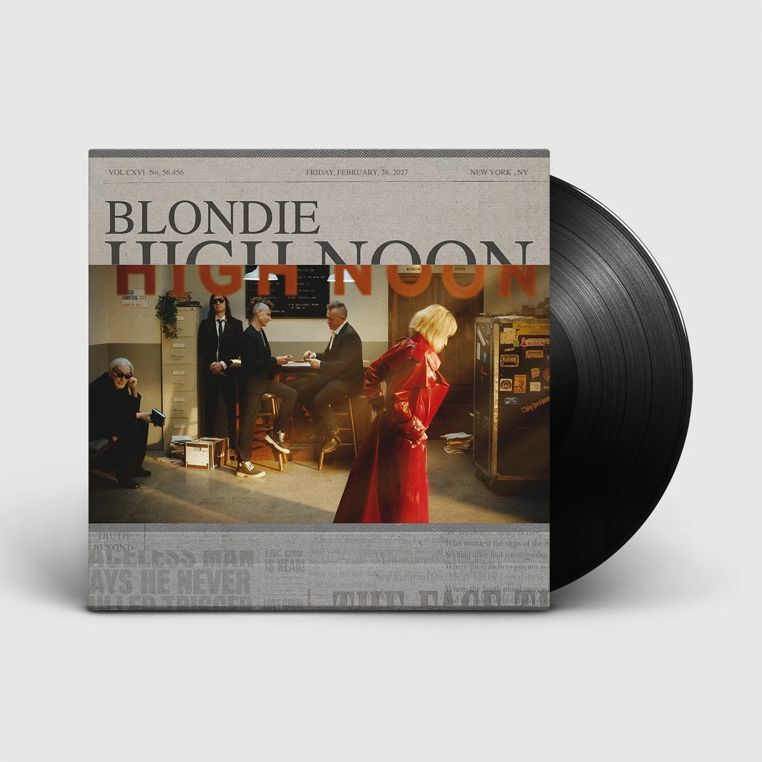 BLONDIE 'High Noon' LP on Black Vinyl in Gatefold Jacket