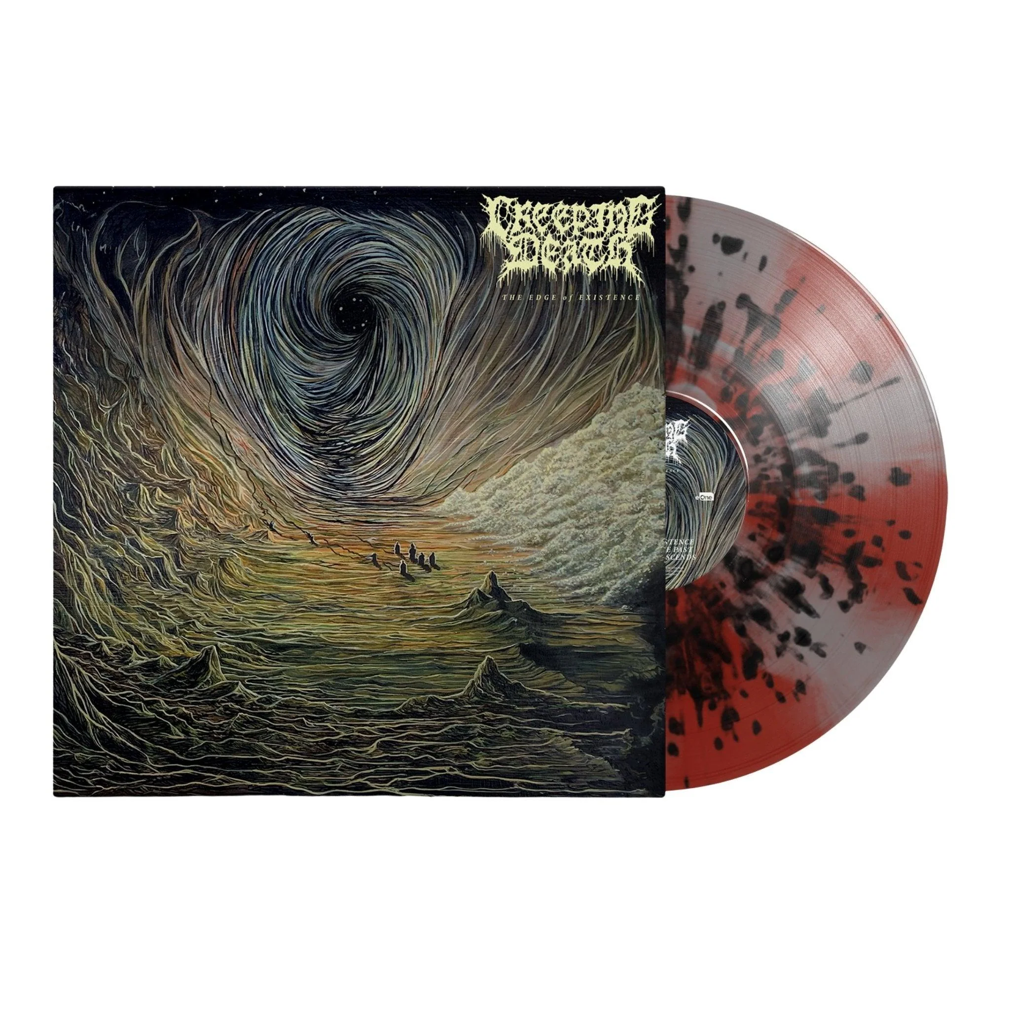 CREEPING DEATH 'THE EGE OF EXISTENCE' LP (Ruby & Grey Pinwheel w/ Black Splatter Vinyl)
