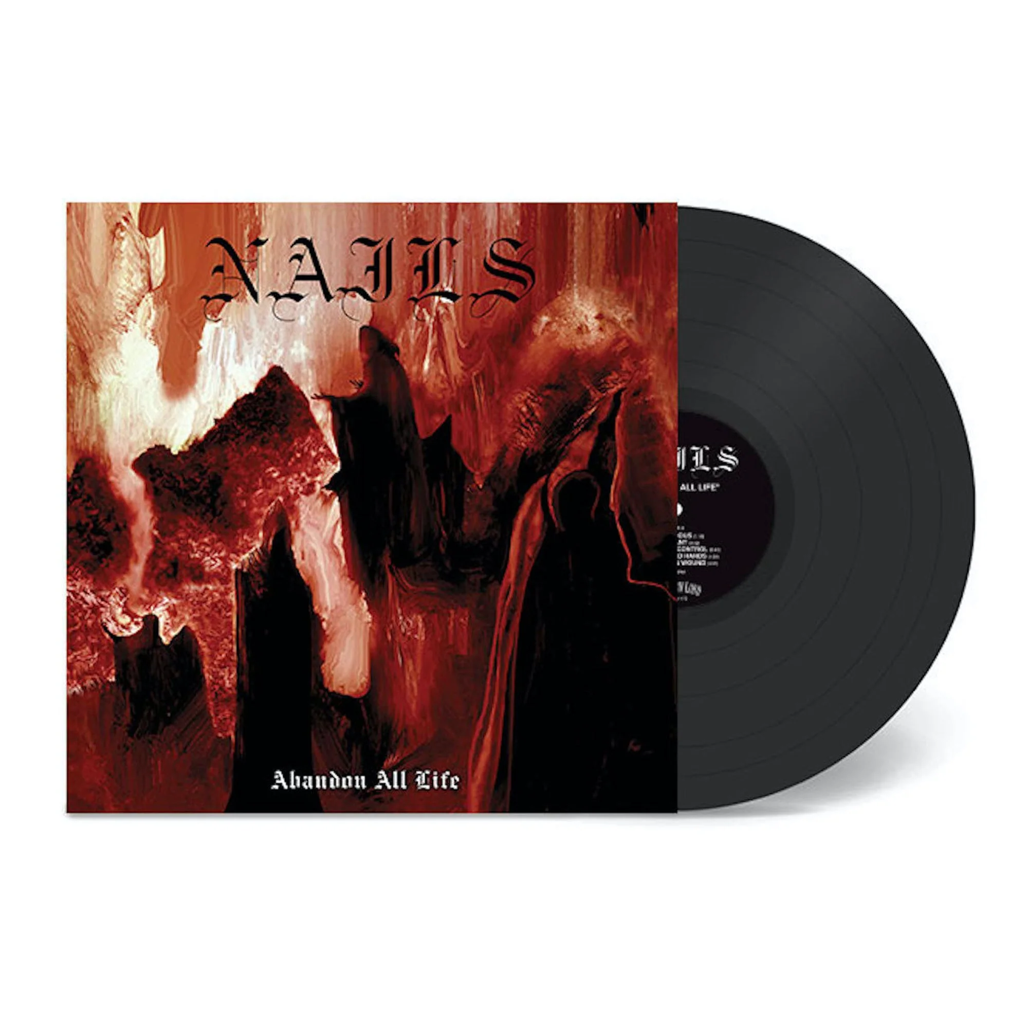 NAILS ABANDON ALL LIFE 黑胶 LP 碾核专辑