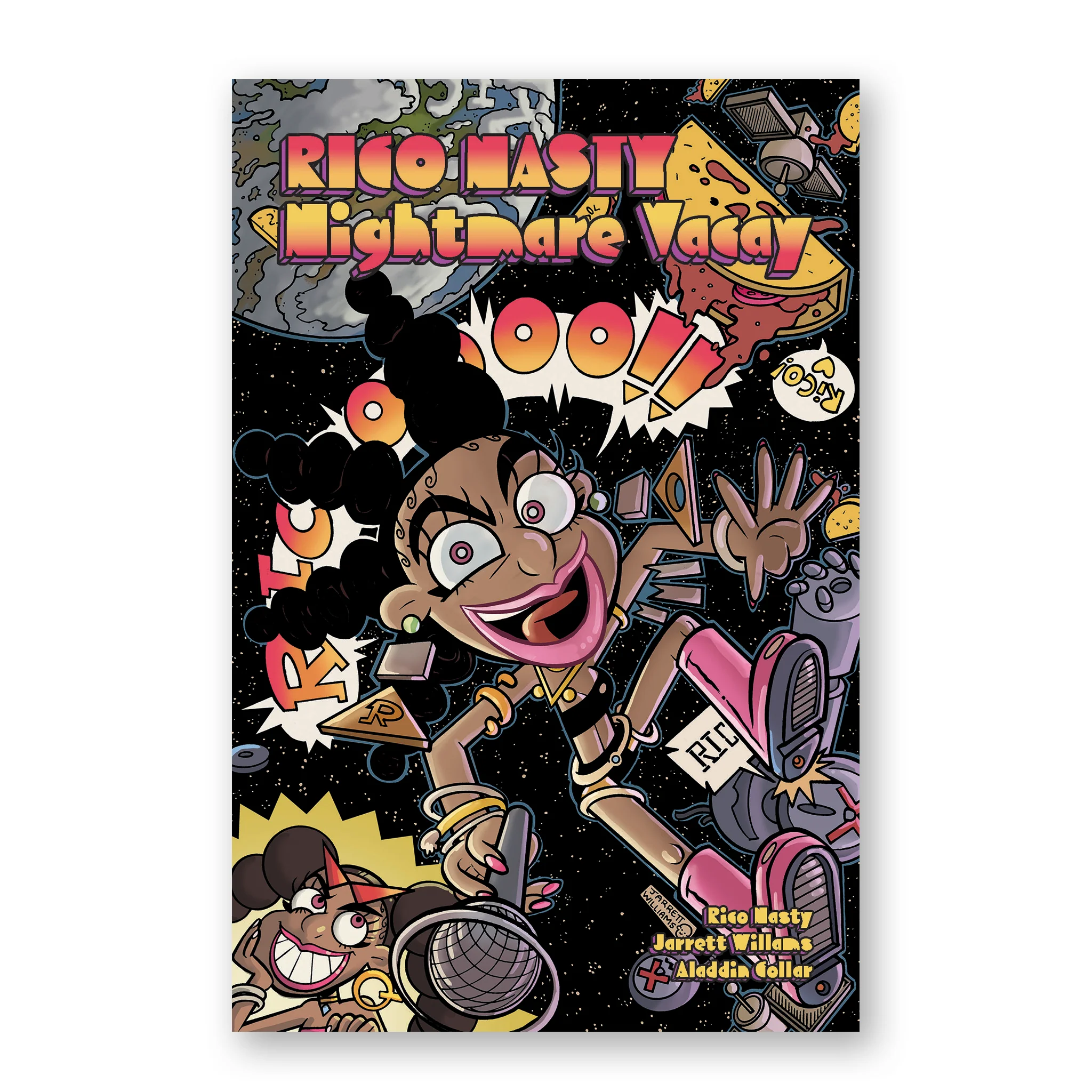 Rico Nasty - NIGHTMARE Vacay Graphic Novel with Taco Bella and Trap Levigne