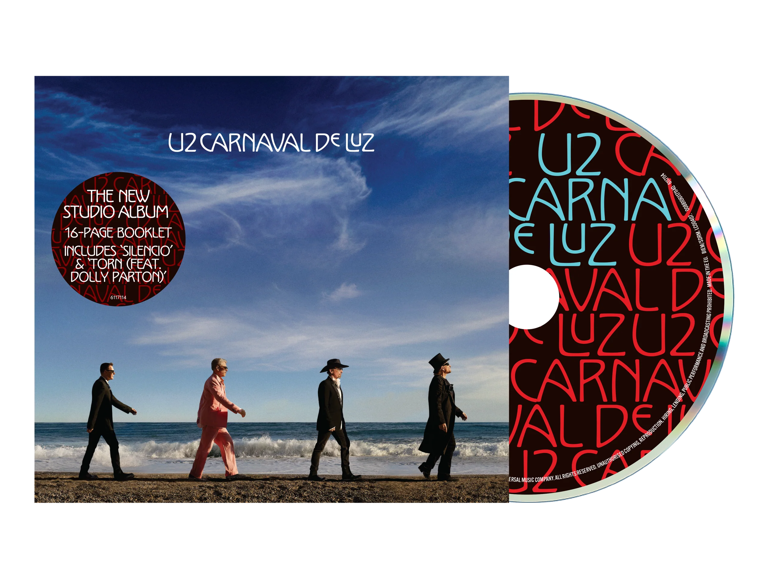 U2 'CARNAVAL DE LUZ' CD