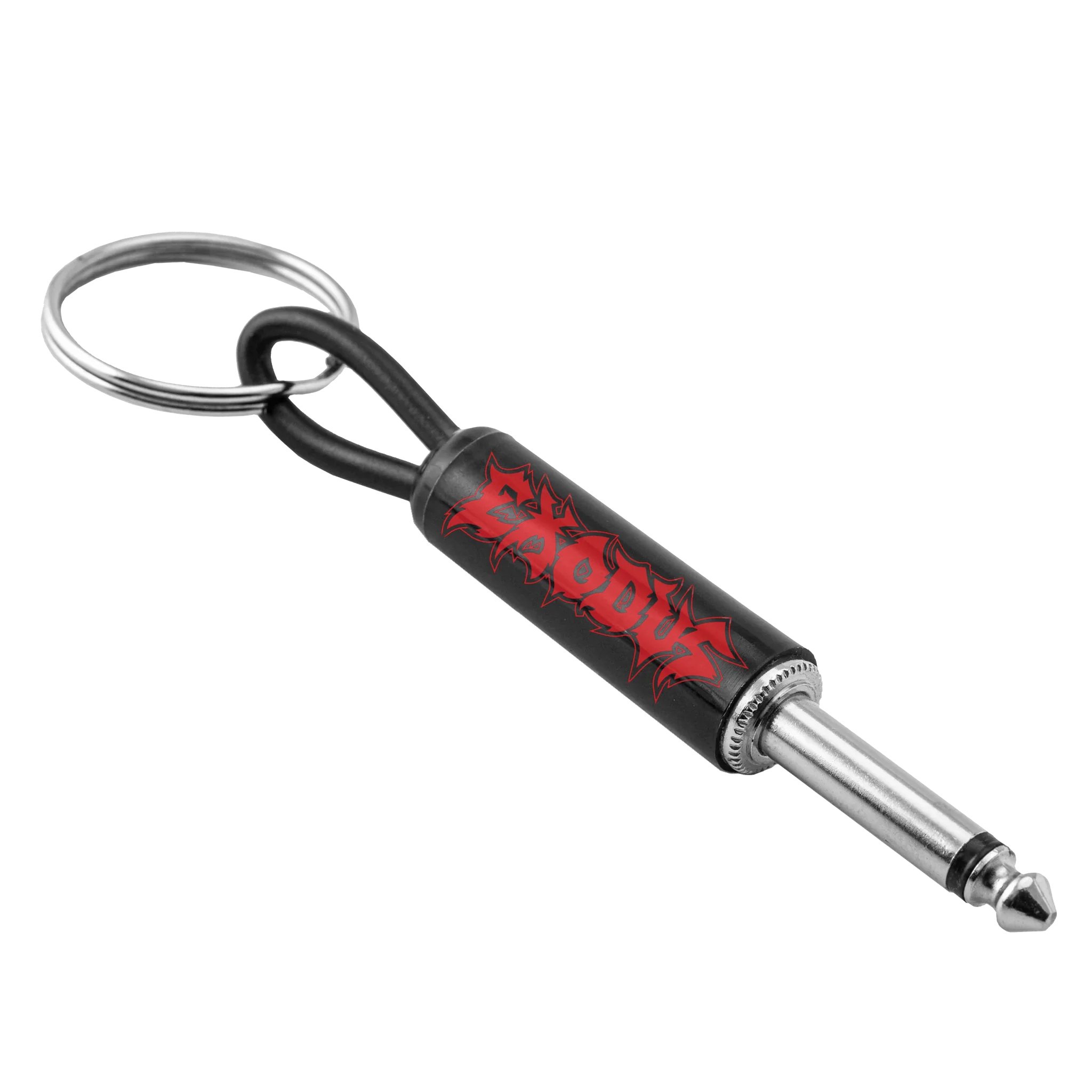 EXODUS LOGO GUITAR PLUG KEYCHAIN