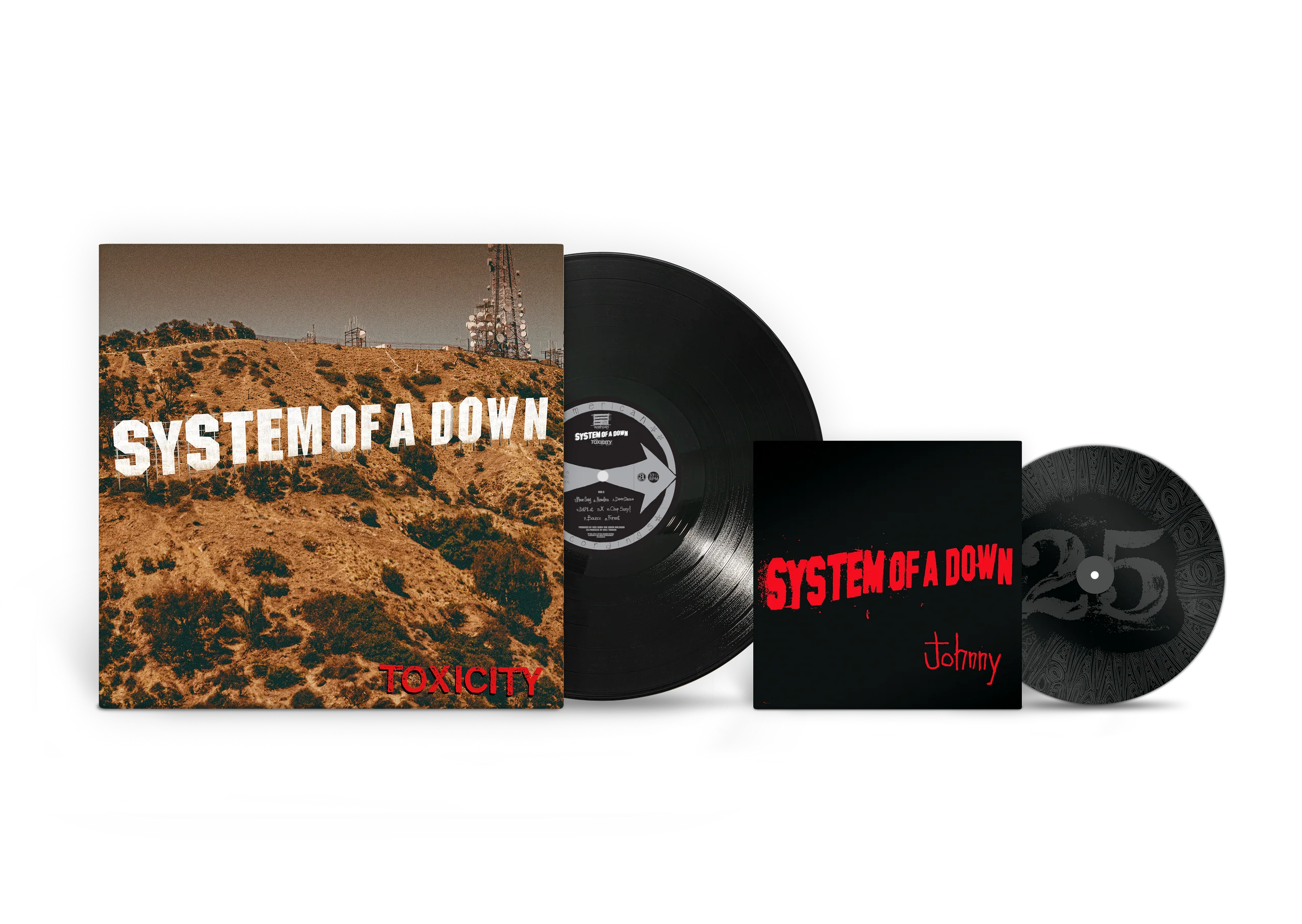 SYSTEM OF A DOWN ‘TOXICITY’ 25TH ANNIVERSARY LP + 7"
