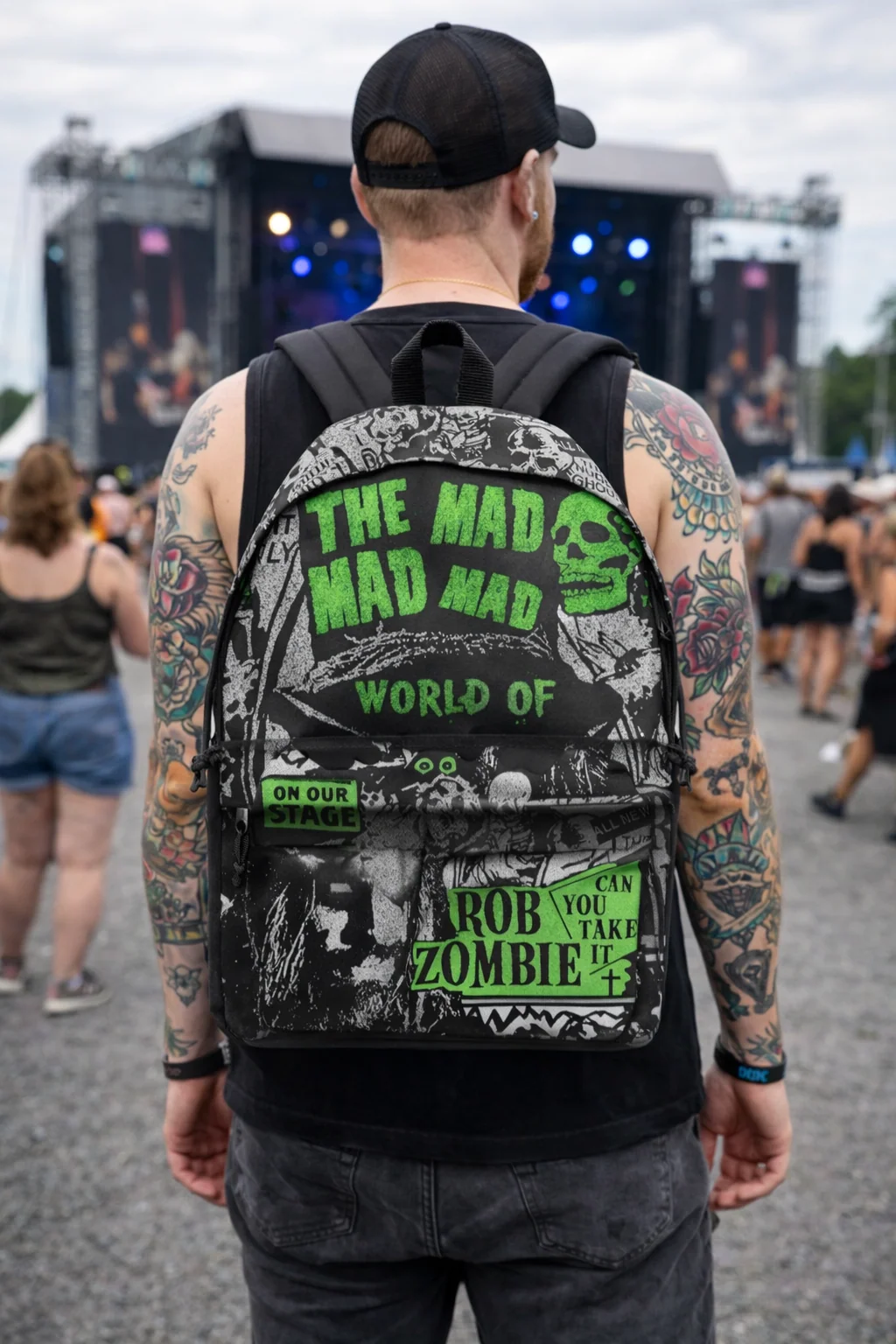 ROCKSAX Rob ZOMBIE DAYPACK Daypack - Mad Mad World Rucksack