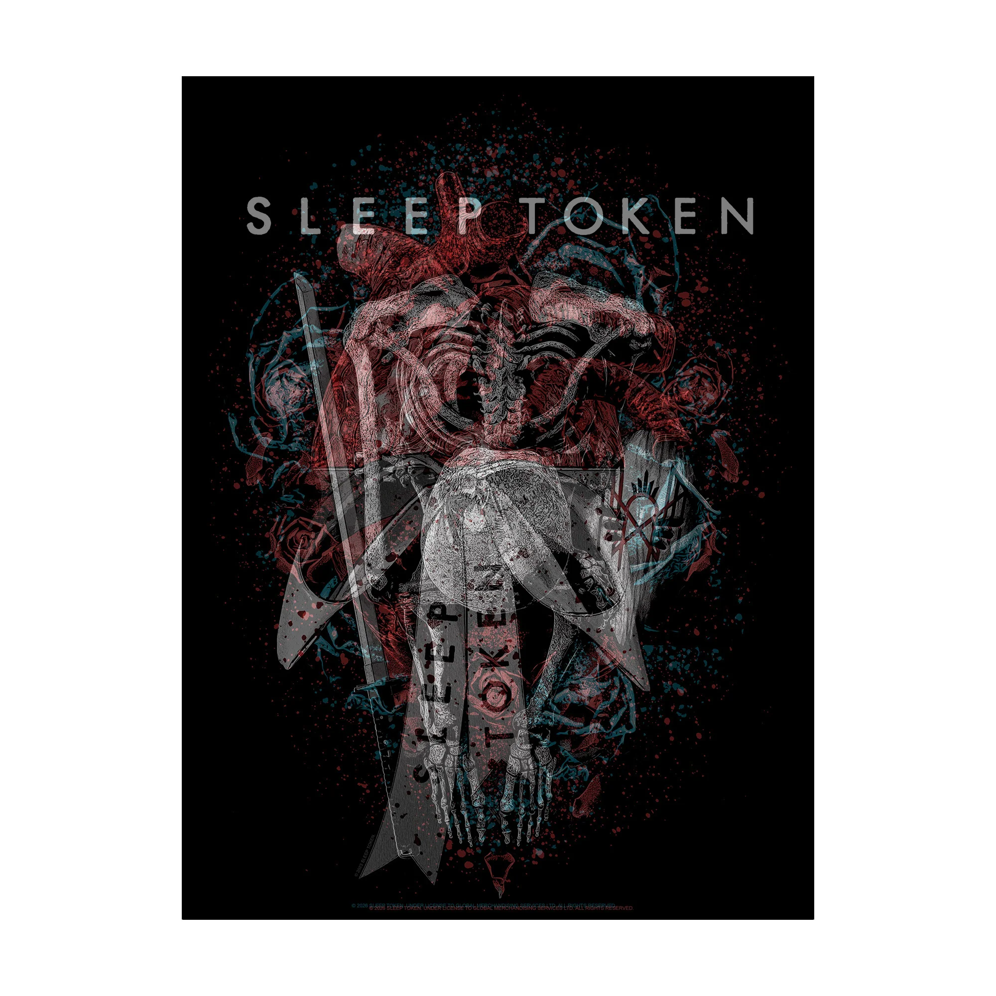 Sleep Token 'Love/VESSEL' LENTICULAR POSTERS 11x17 Lenticular Posters
