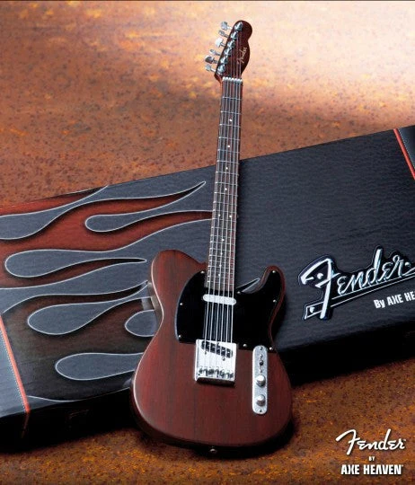 FENDER™ TELECASTER™ MINIATURE GUITAR REPLICA - ROSEWOOD FINISH - OFFICIALLY LICENSED