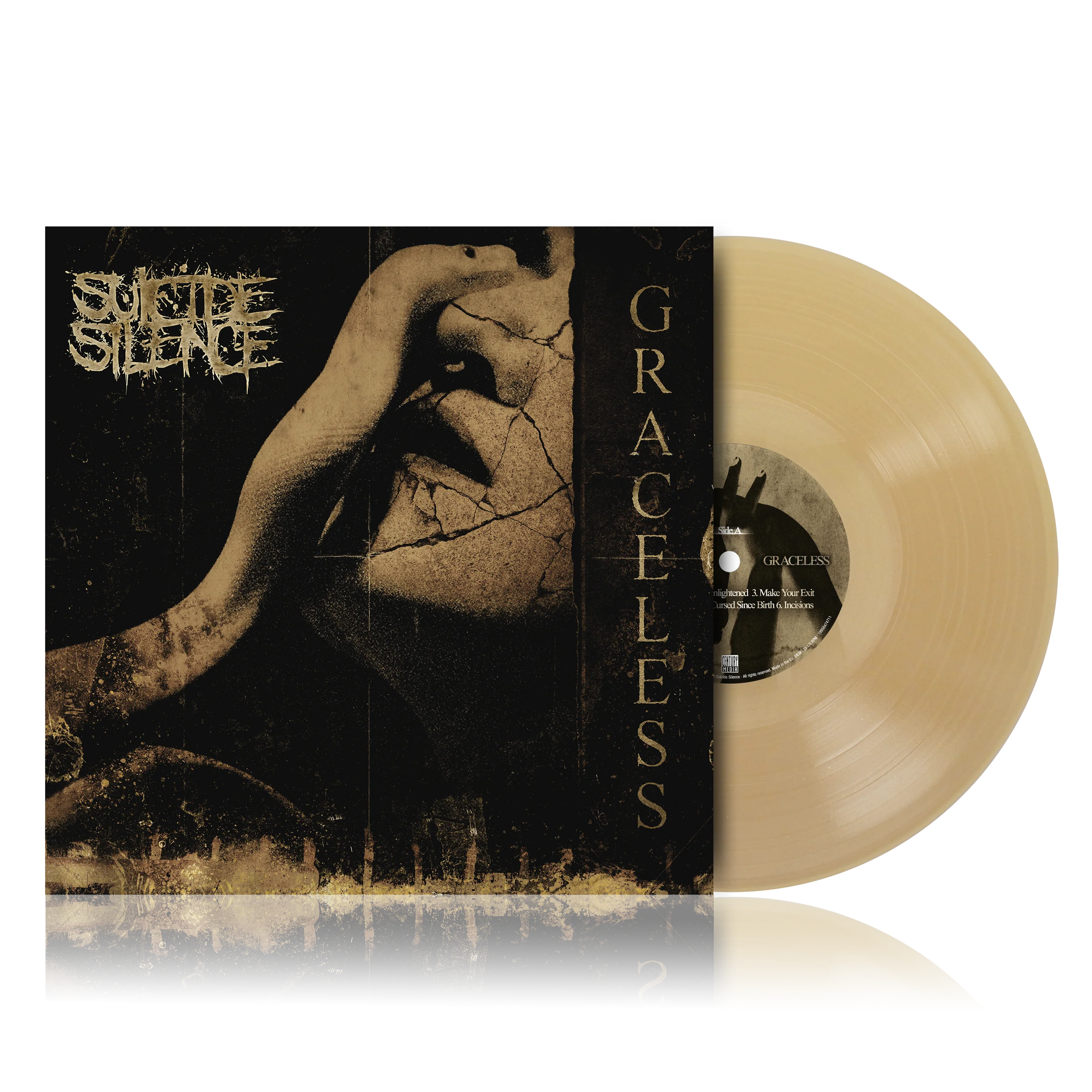 SUICIDE SILENCE《GRACELESS》LP（半透明棕褐黑胶）