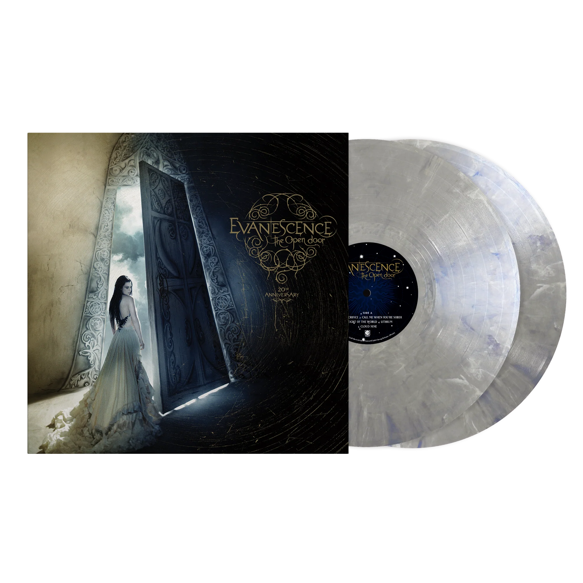 EVANESCENCE ‘THE OPEN DOOR’ 20TH ANNIVERSARY DELUXE 2LP (Exclusive – Limited to 500, Mercury Blend Vinyl)