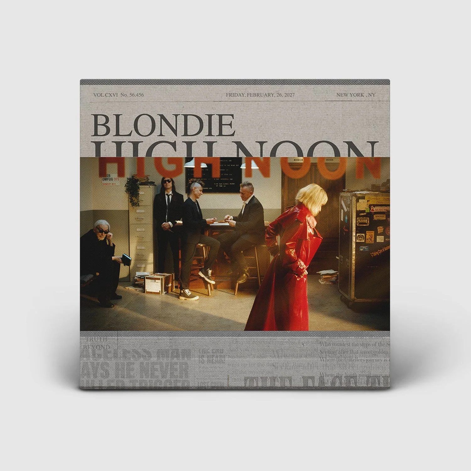 BLONDIE 'High Noon' LP on Black Vinyl in Gatefold Jacket