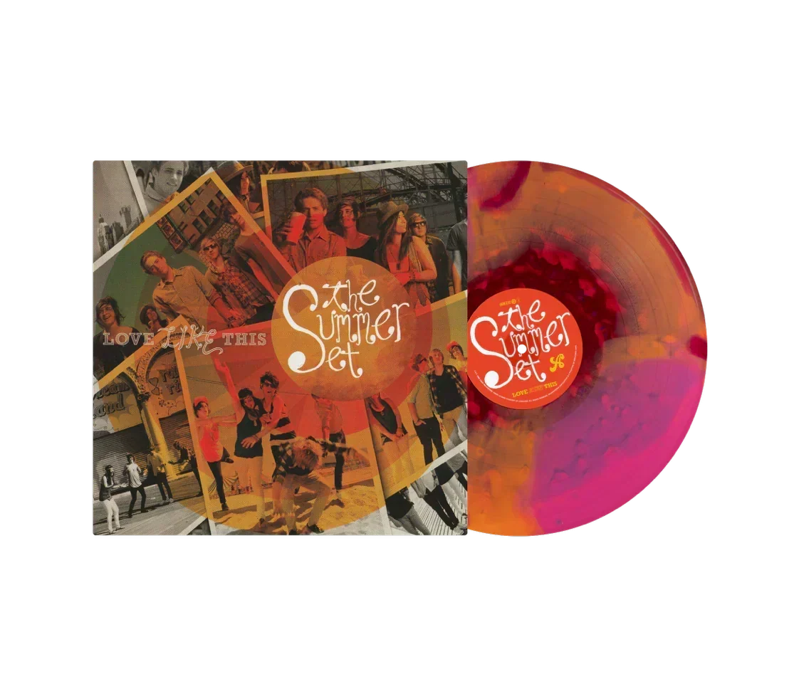 THE SUMMER SET 'LOVE LIKE THIS' LP Red/Pink/Orange Smash Vinyl