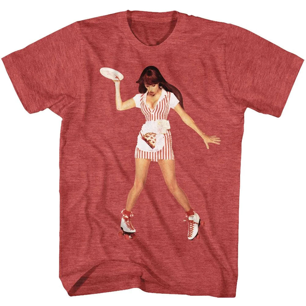 WARRANT SKATES Skates T-Shirt in Red Heather for Adults