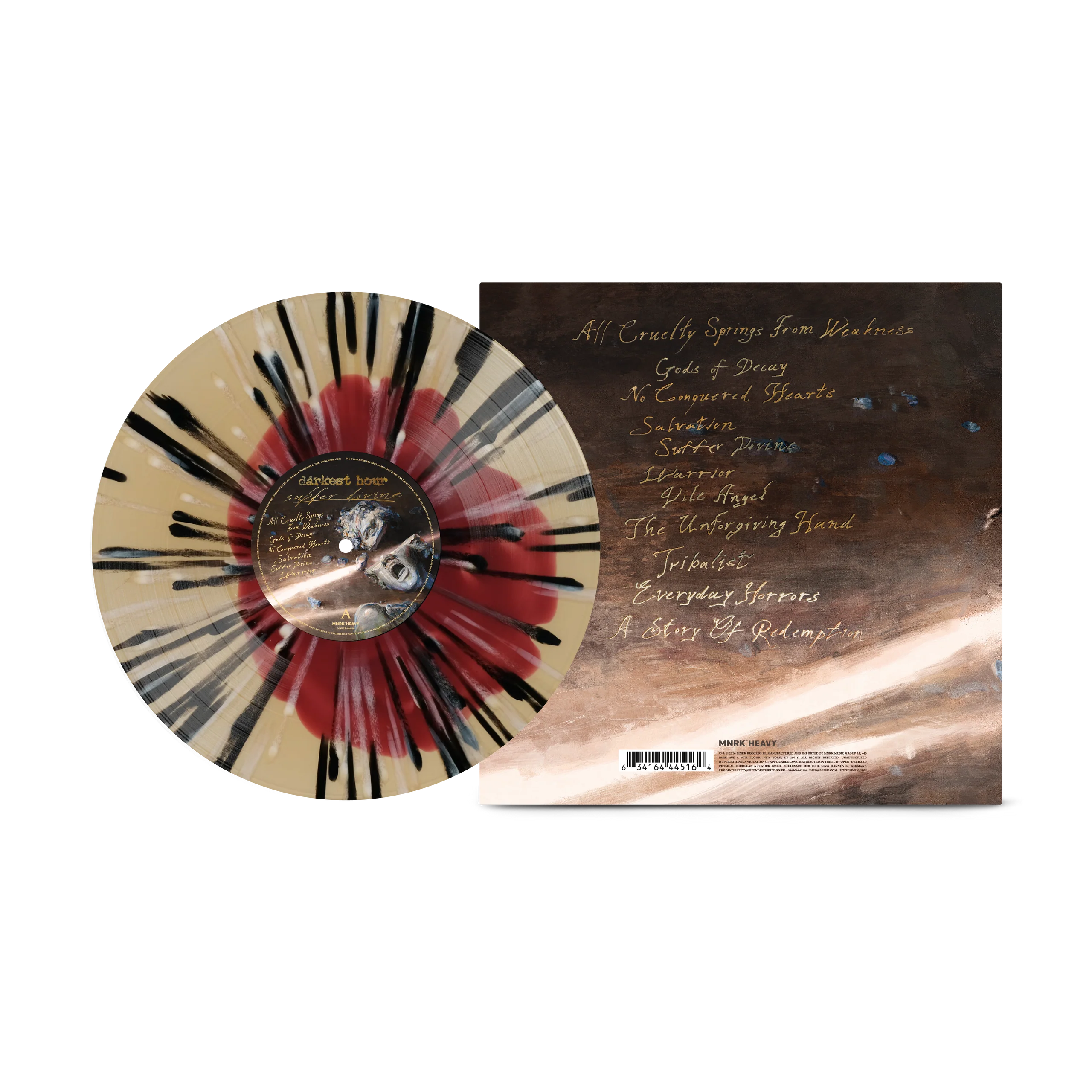 DARKEST Hour ‘SUFFER DIVINE’ LP, Exclusive Limited to 300, Burrowing Deeper Vinyl