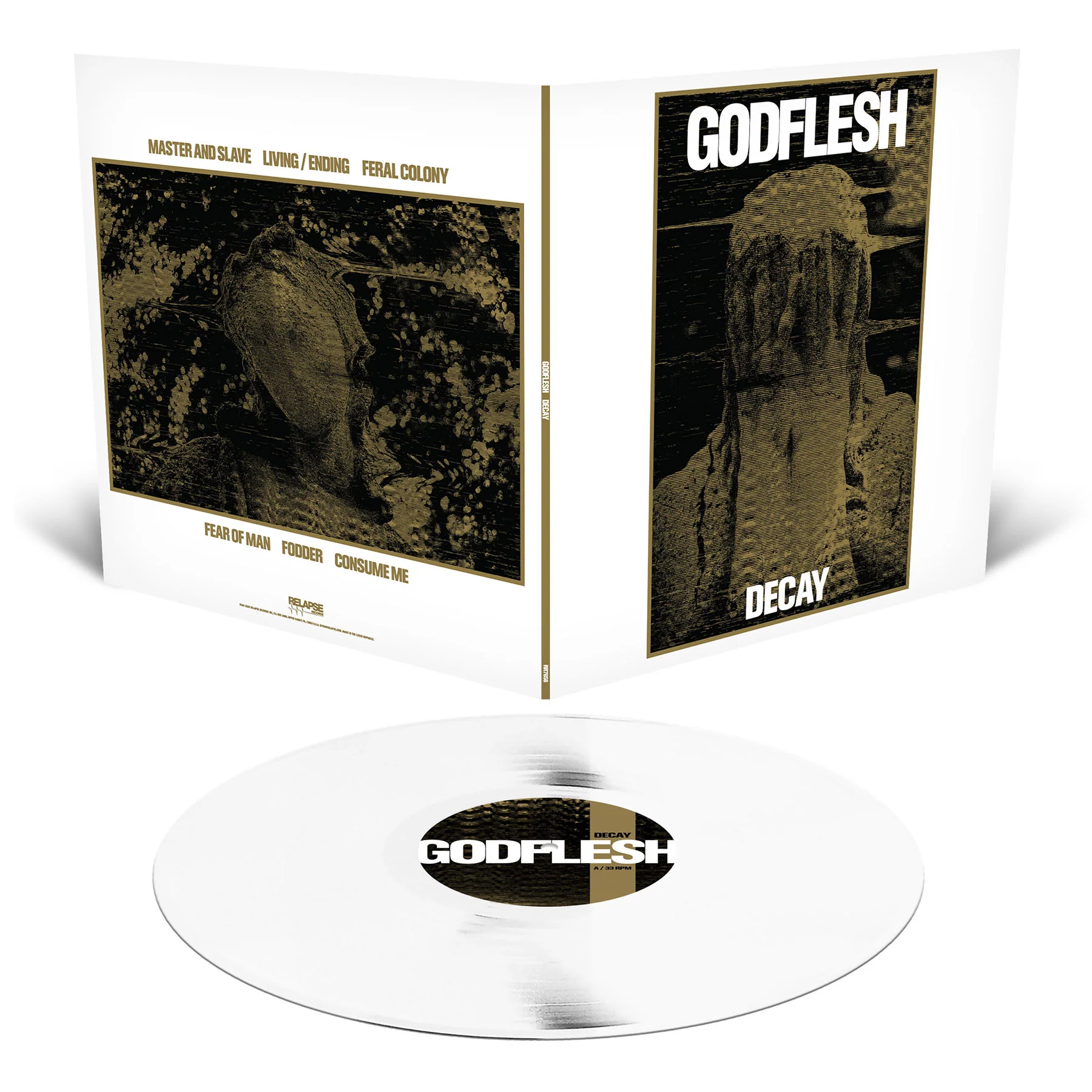 GODFLESH 'DECAY' LP (White Vinyl)