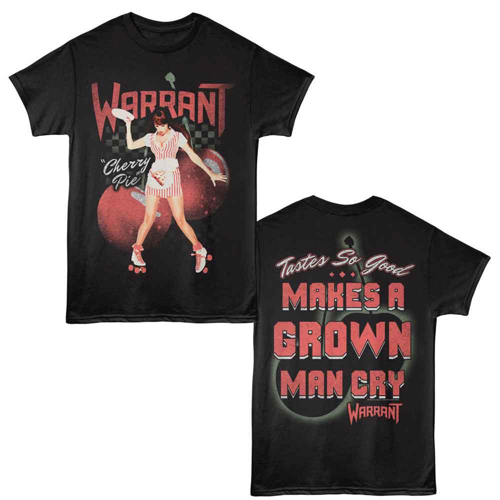 WARRANT TASTES So Good LYRICS F B Adult T-Shirt in Black