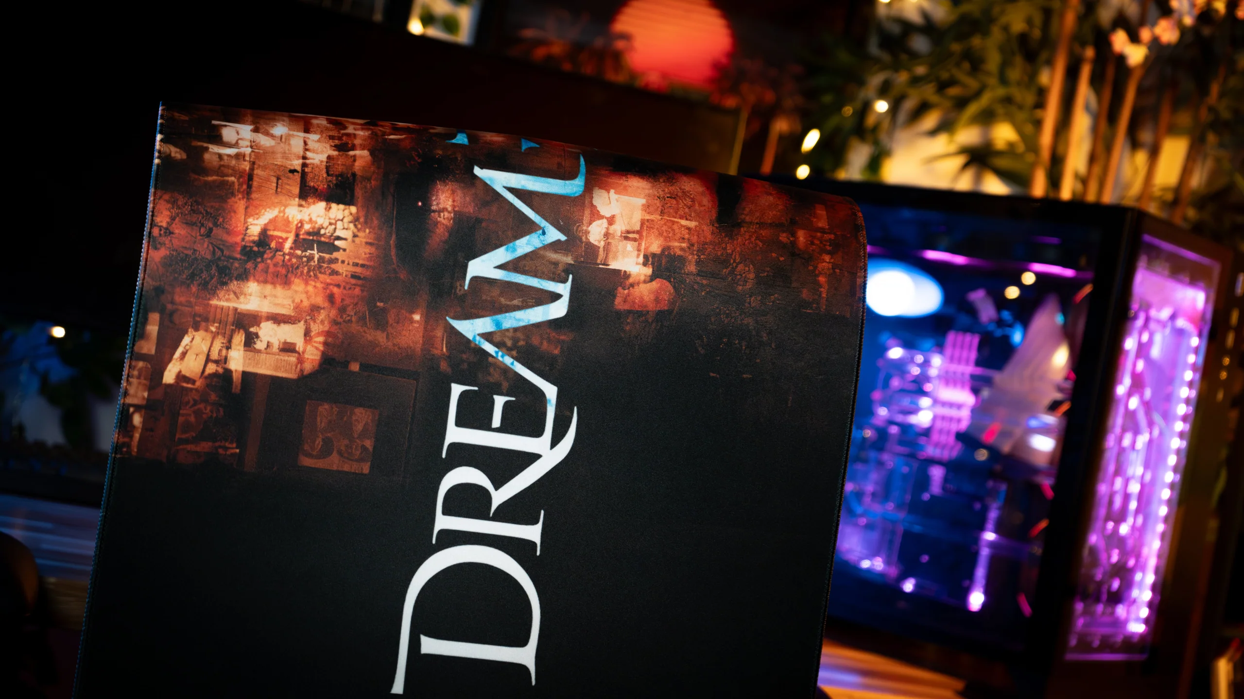 METROPOLIS Dream THEATER DESKMAT with Stitched Edges and Rubber Base
