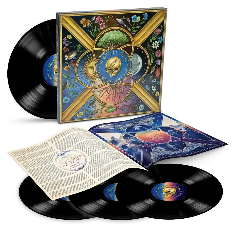 GRATEFUL Dead 'MERRWEATHER Post PAVILION, CO' 4LP Black Vinyl Box Set