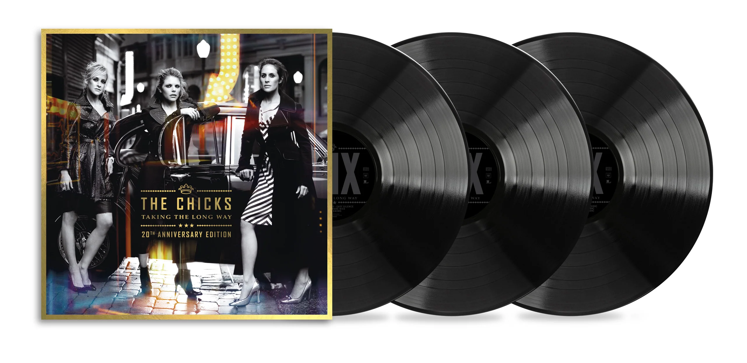 THE CHICKS 'TAKING THE LONG WAY HOME' 3LP 20th Anniversary Black Vinyl