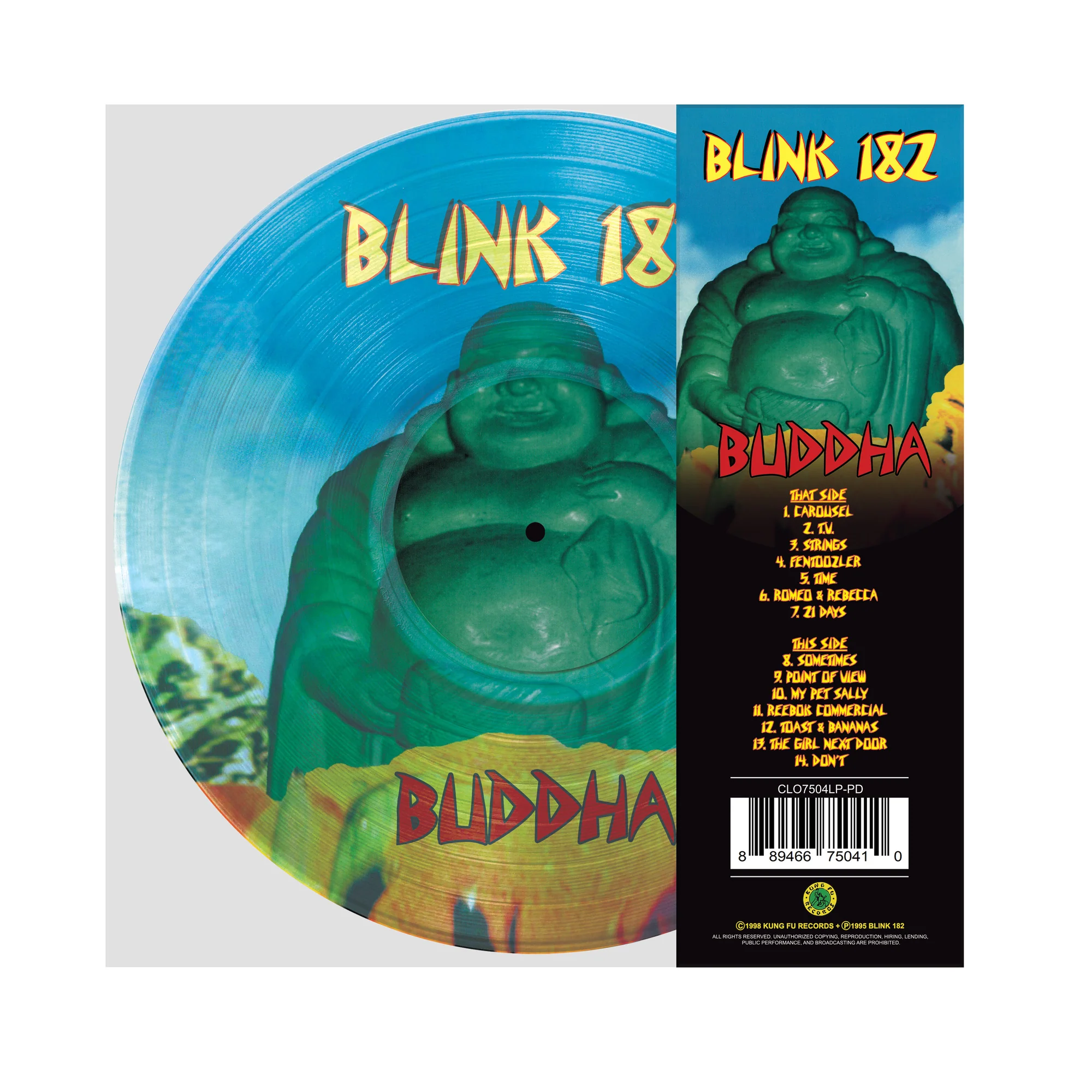 BLINK-182 'BUDDHA' Limited Edition Picture Disc Vinyl LP