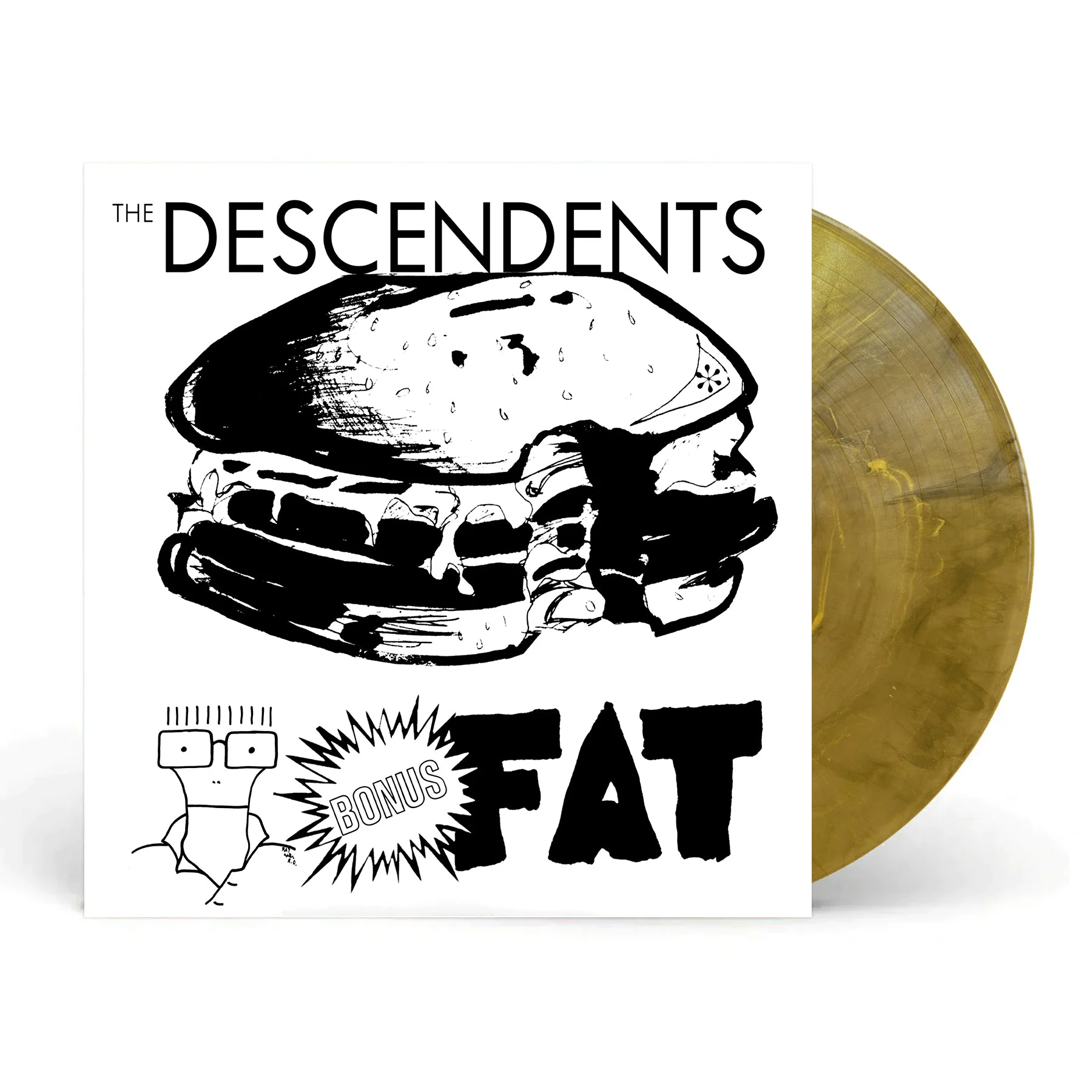 DESCENDENTS ‘Bonus Fat’ EP on Suspended Gold Vinyl, Limited to 300 Copies