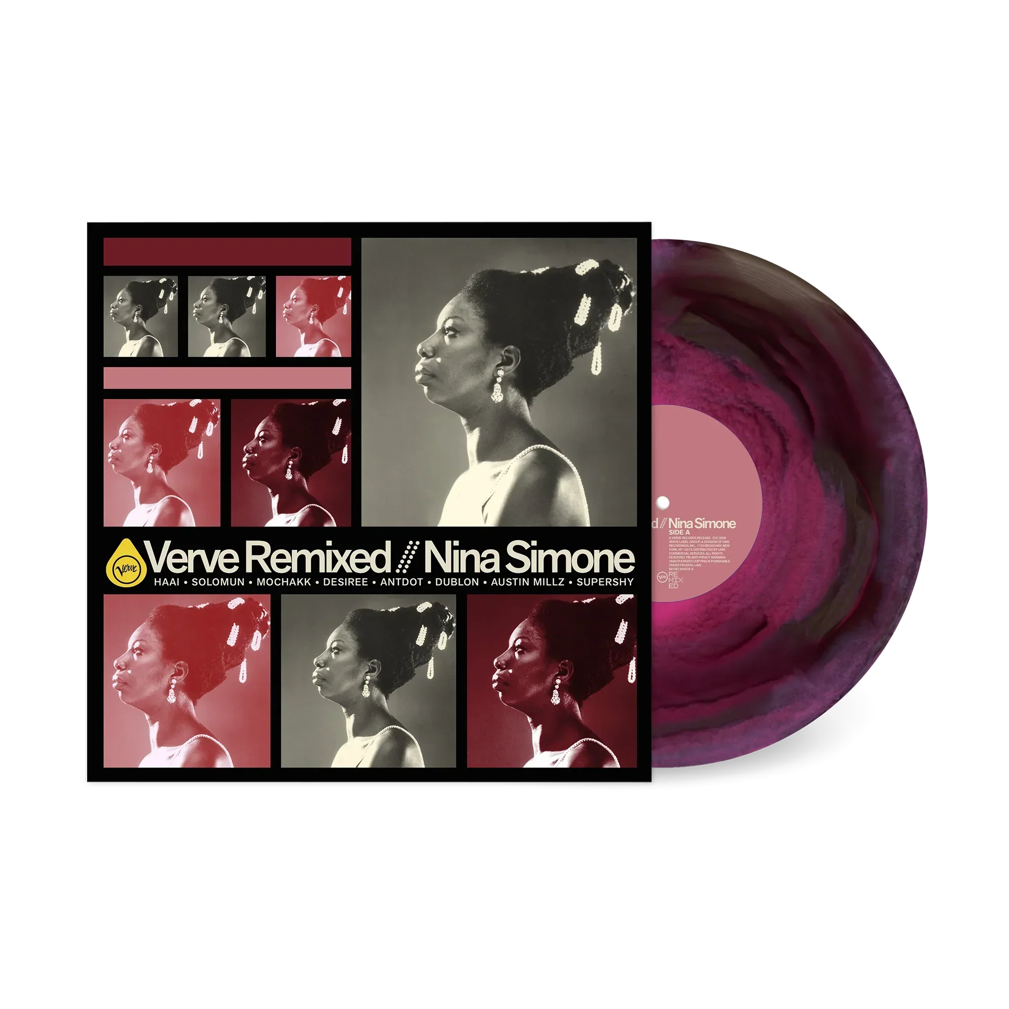 NINA SIMONE 'VERVE REMIXED // NINA SIMONE' LP (Magenta Smush Vinyl)