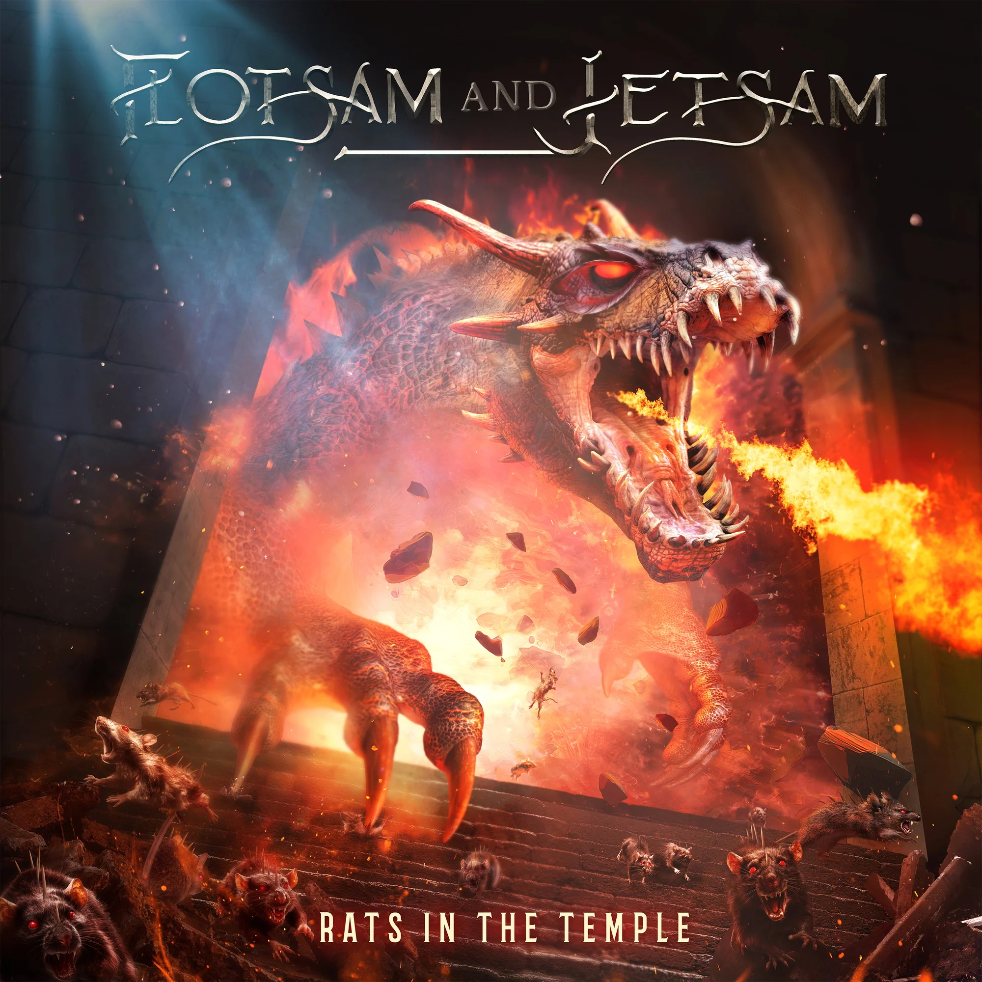 FLOTSAM & JETSAM Rats In The TEMPLE Black Vinyl 2LP