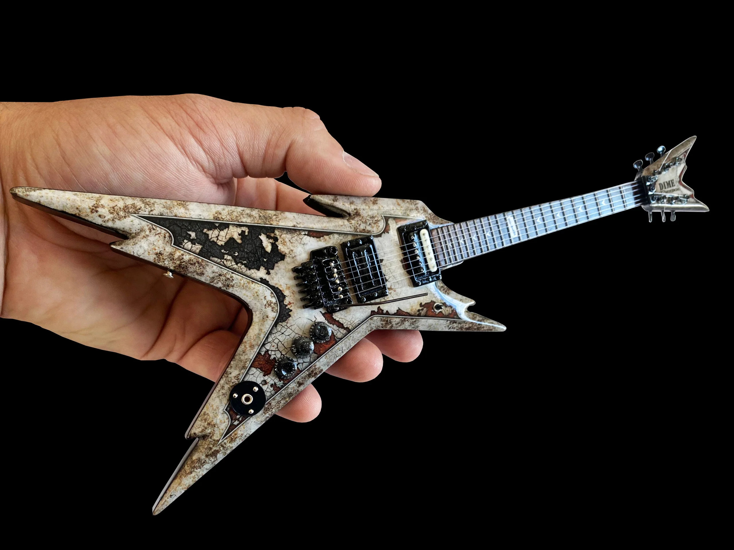 DEAN DIMEBAG RUST RAZORBACK MINI GUITAR - OFFICIALLY LICENSED