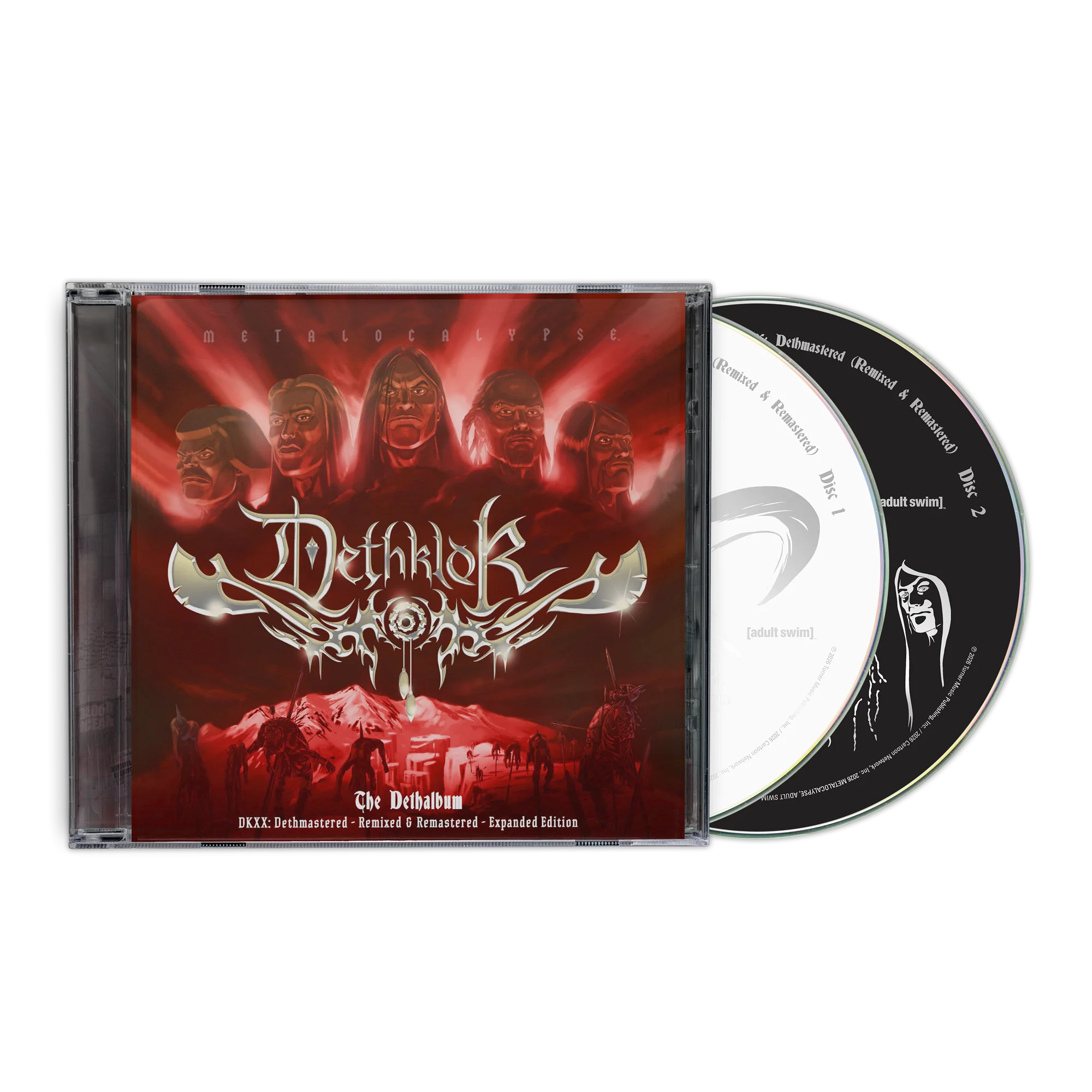 DETHKLOK ‘THE DETHALBUM DKXX: DETHMASTERED’ CD Remixed and Remastered