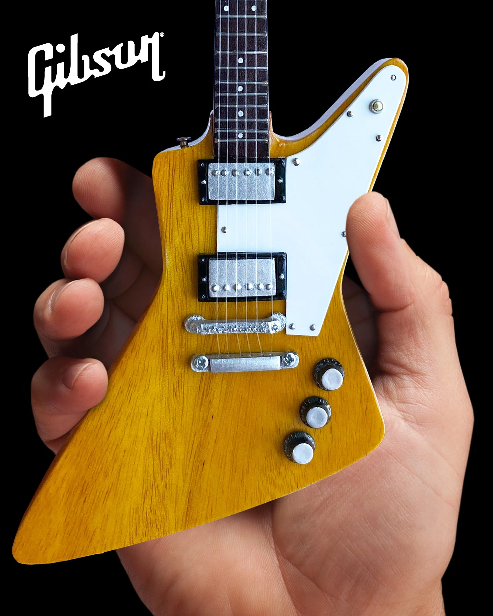 GIBSON KORINA EXPLORER 1:4 SCALE MINI GUITAR MODEL
