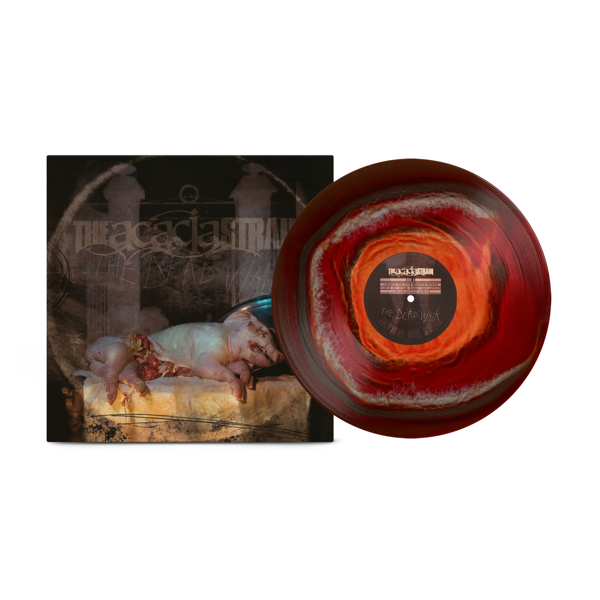 THE ACACIA STRAIN 'DEAD WALK' LP (Black Ice Ruby Bone Vinyl)