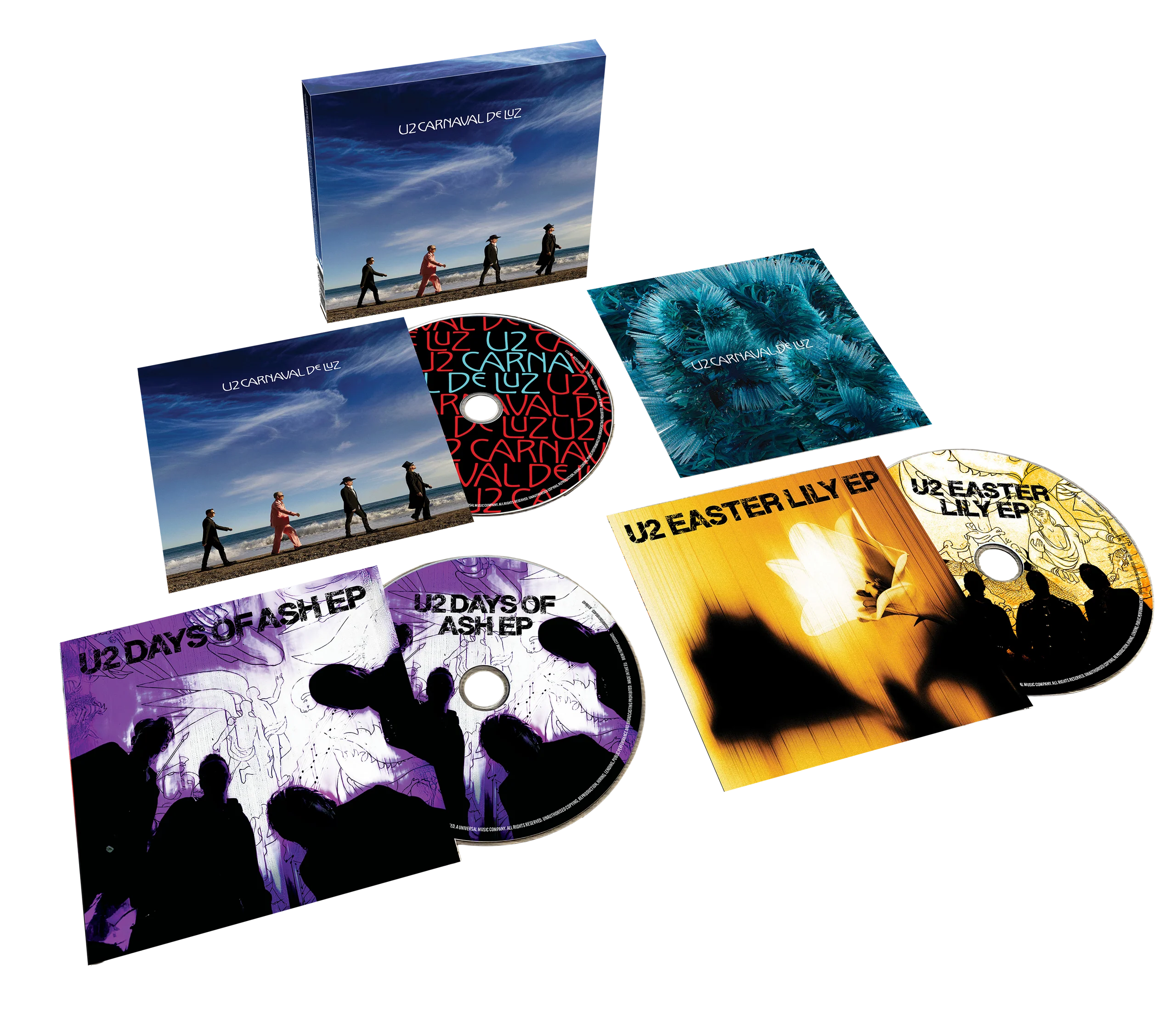 U2 'CARNAVAL DE LUZ' 3CD 套装