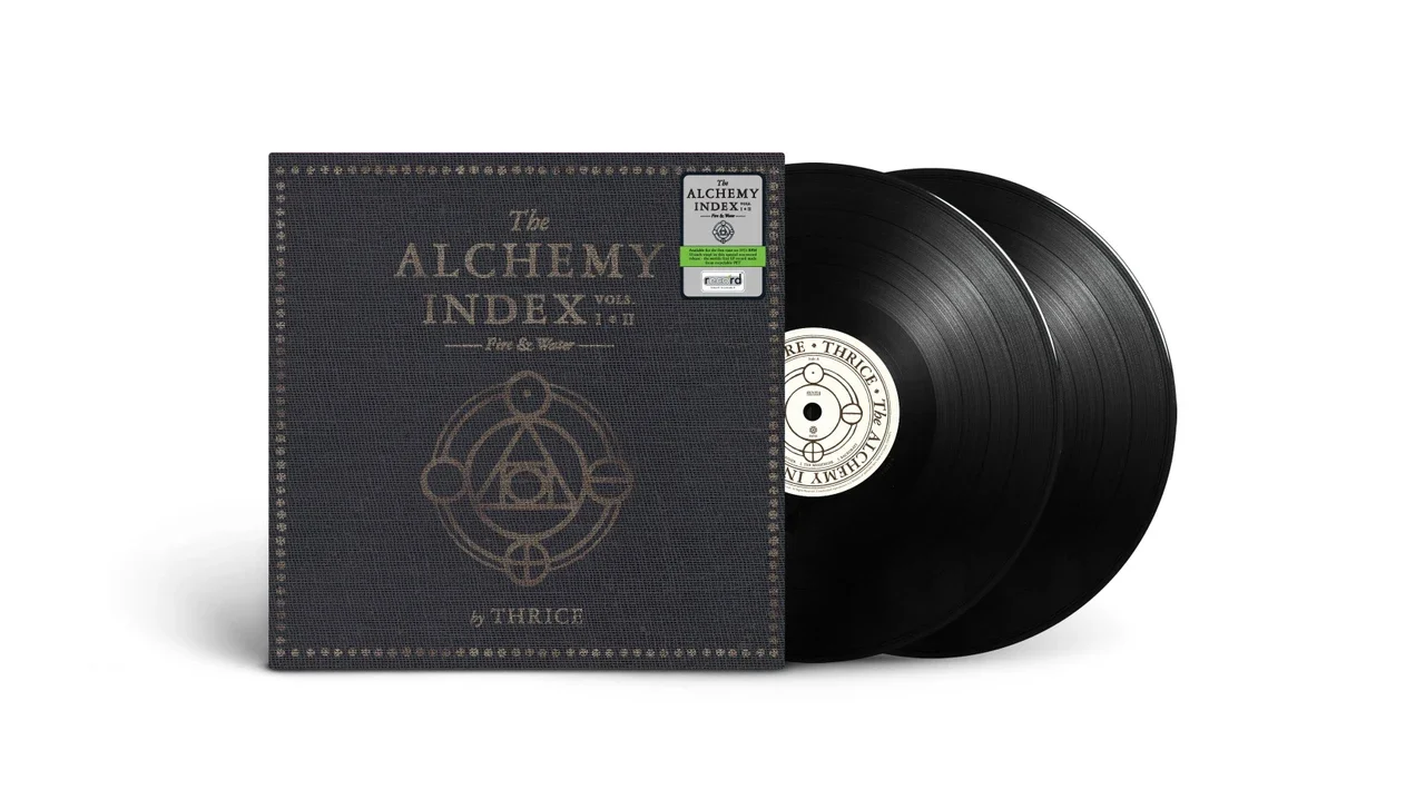 THRICE 'THE ALCHEMY INDEX, VOLS. I & II: FIRE & WATER' 2LP (Eco-Mix Black Vinyl)