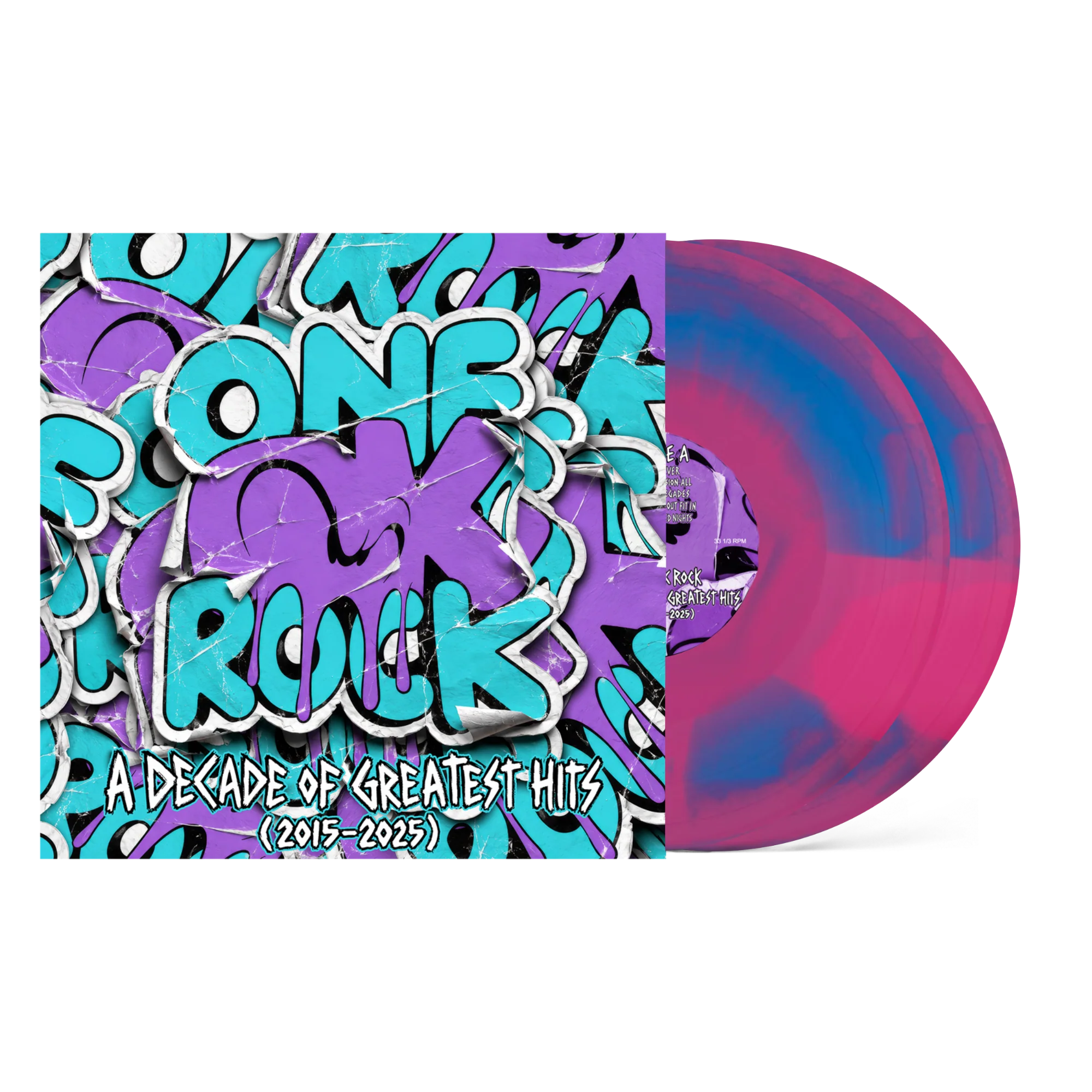 ONE OK ROCK ‘A DECADE OF GREATEST HITS (2015-2025)’ 2LP (Exclusive – Limited to 500, Pink & Blue Vinyl)