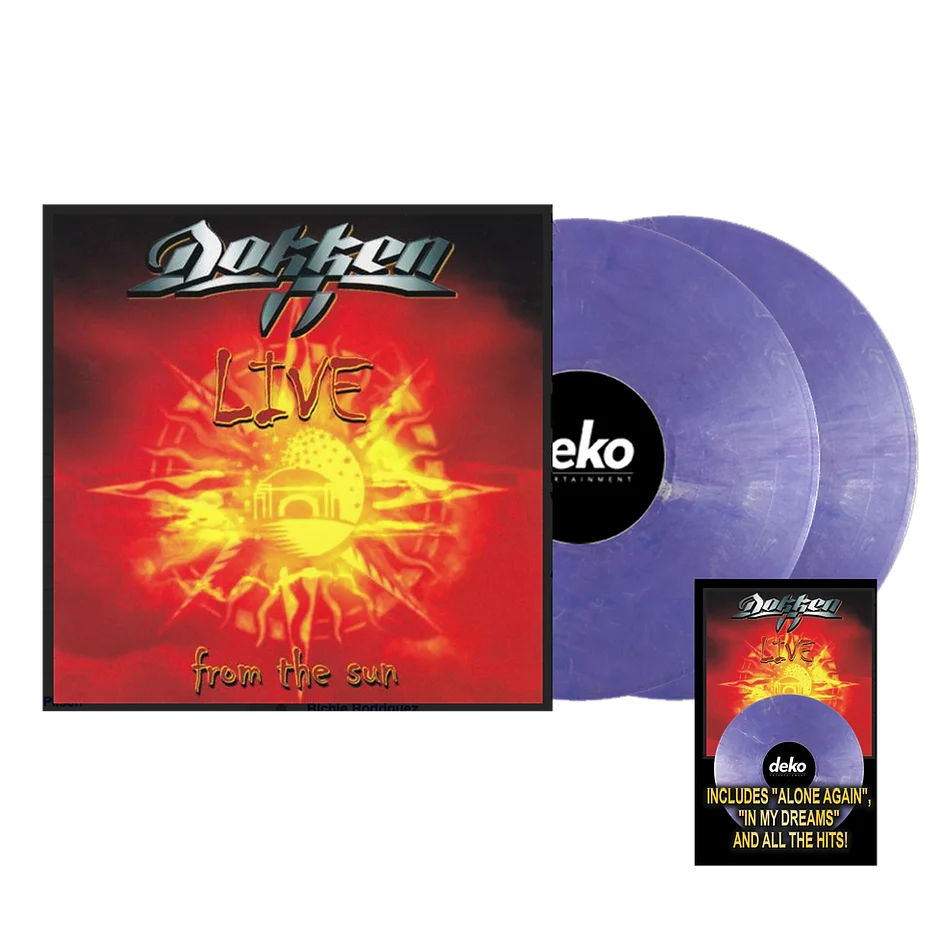 DOKKEN 'LIVE FROM THE SUN' 2LP (Blue Vinyl)