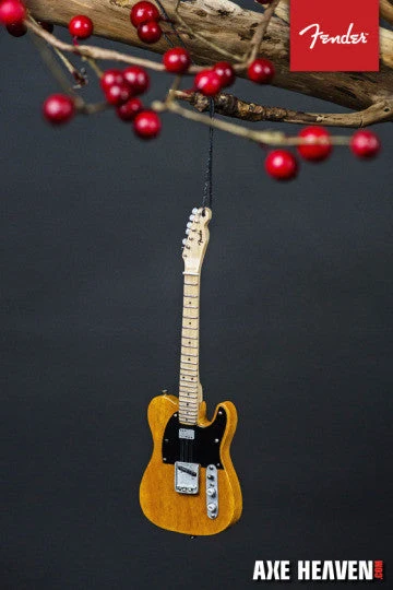 6" FENDER 50s Blonde Telecaster Guitar Holiday Ornament BLONDE TELECASTER GUITAR HOLIDAY ORNAMENT