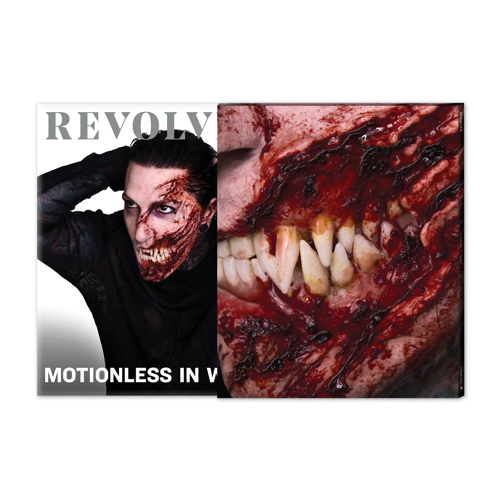 MOTIONLESS In White x REVOLVER SUMMER 2026 Alt Cover Issue with NUMBERED SLIPCASE and EXCLUSIVE SLIPMAT