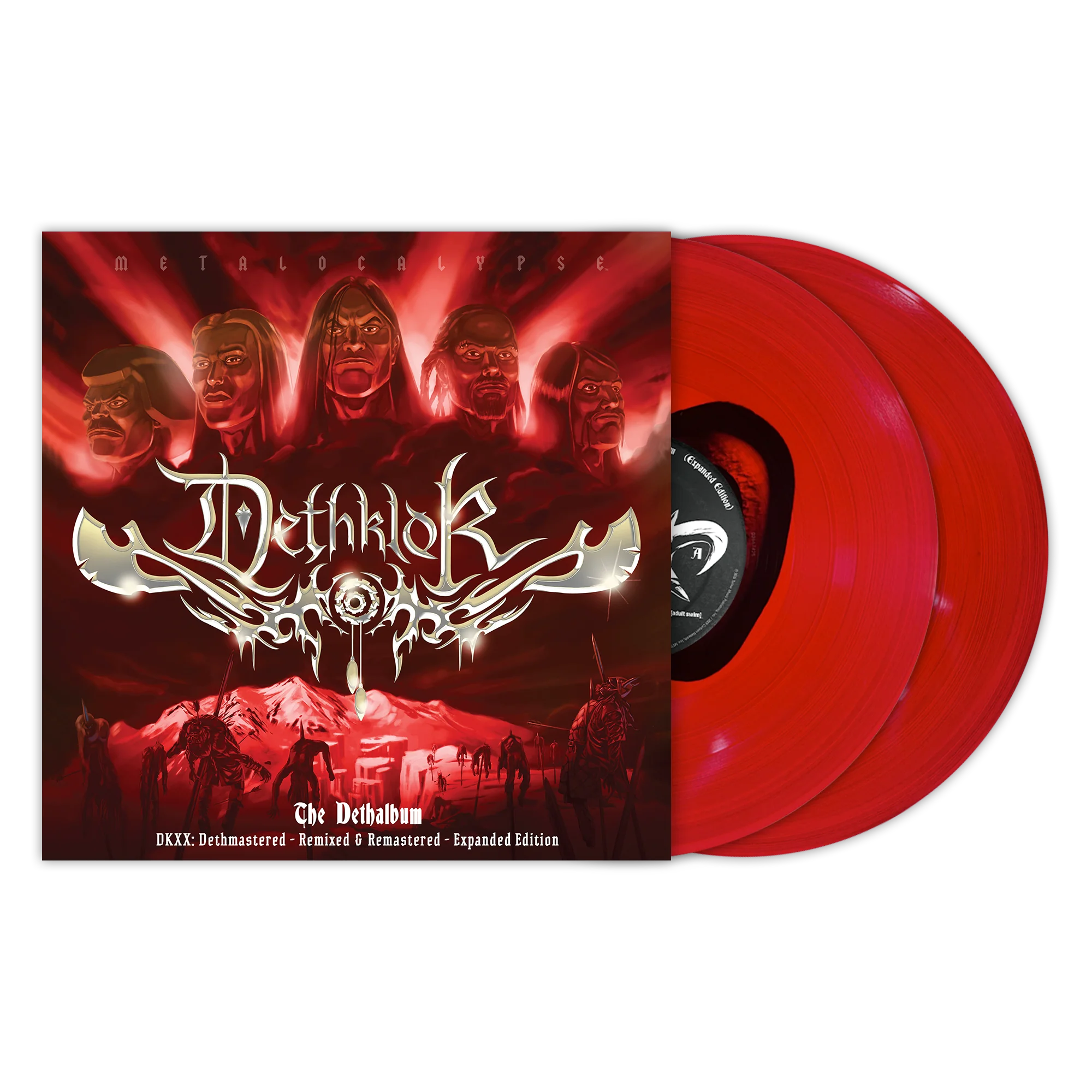 DETHKLOK ‘THE DETHALBUM DKXX: DETHMASTERED’ 2LP（独家 – 每款限量 500 张）