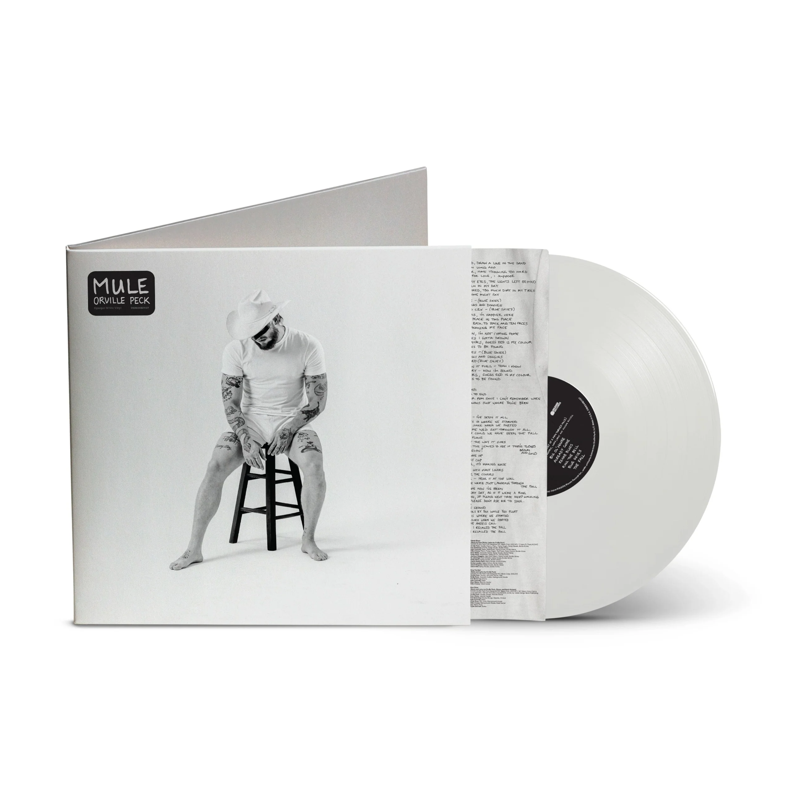 ORVILLE PECK 'MULE' White Vinyl LP Record