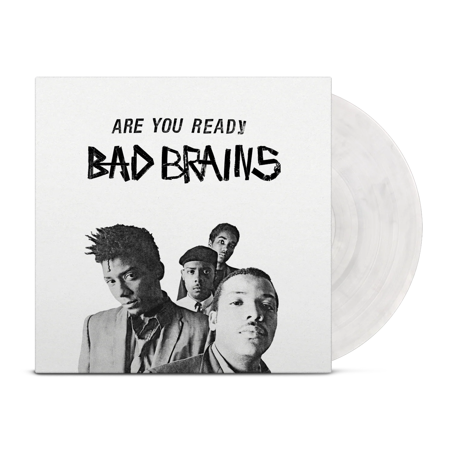 BAD BRAINS ‘ARE YOUY READY: THE FIRST RECORDINGS (INNER EAR 1979)’ LP (Exclusive – Limited to 400, Translucent White w/ Vaseline Vinyl)